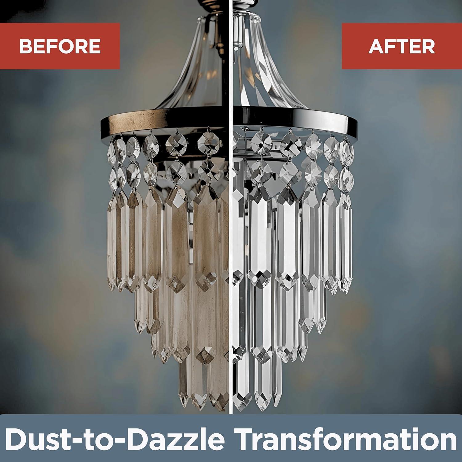 Sparkle Plenty Crystal Chandelier Cleaner Spray | Drip Dry | Home Cleaning Supplies | Crystal Cleaner | Fine Collectables Cleaner | Glass Cleaner | Figurine Cleaner | 32 fl oz