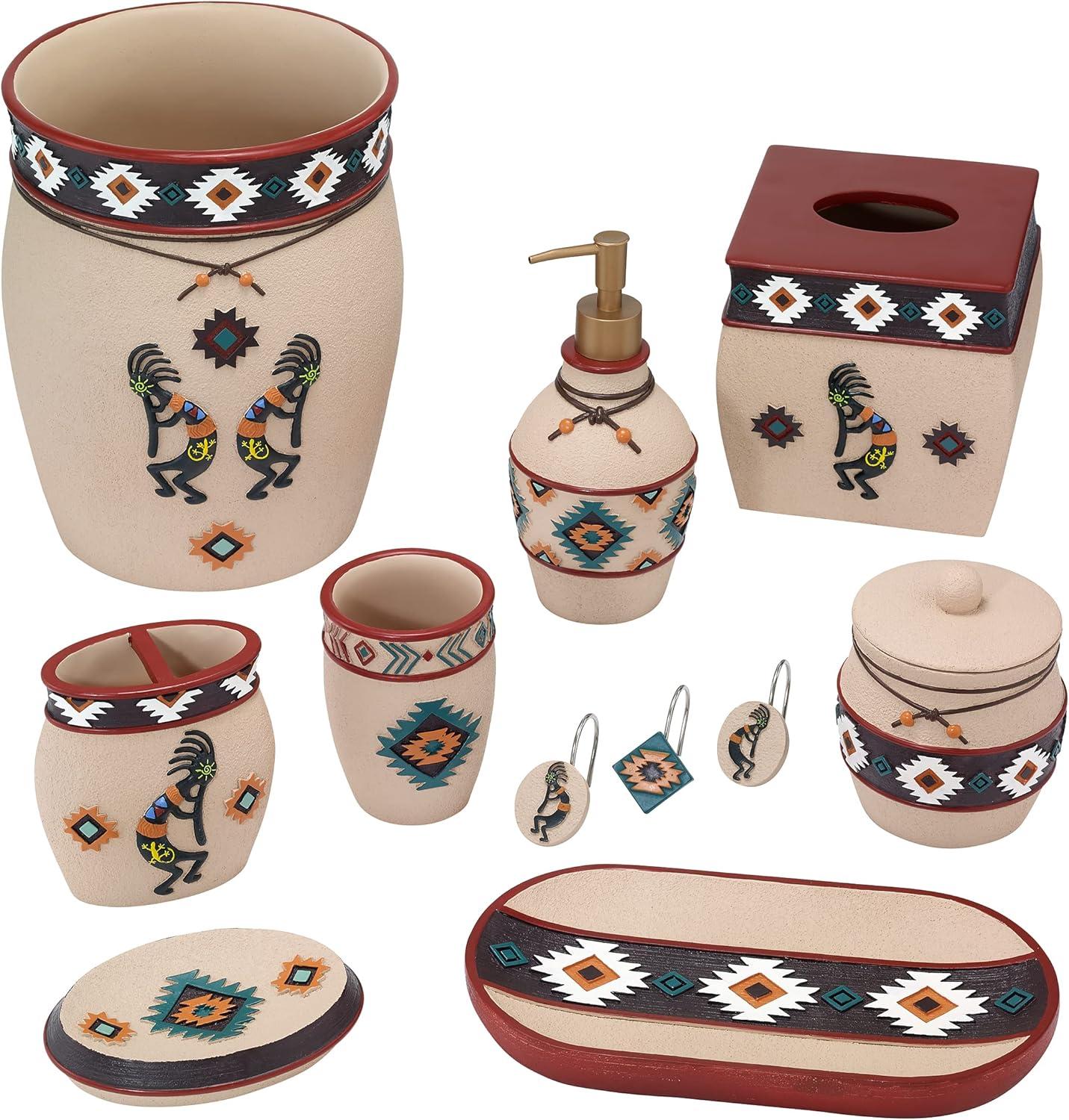 Avanti Linens Navajo Dance Wastebasket