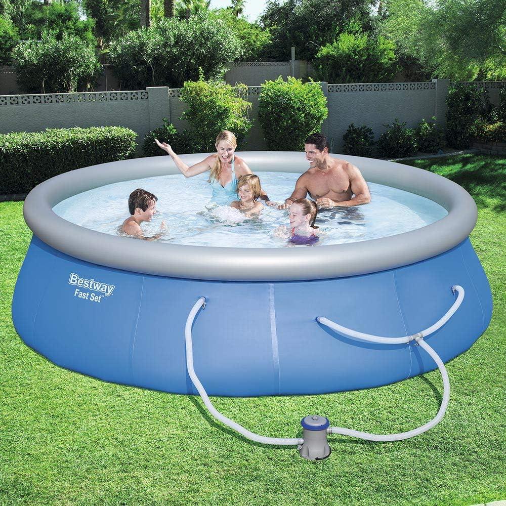 Bestway Fast Set 13' x 33" Blue Inflatable Above Ground Pool with Filter Pump