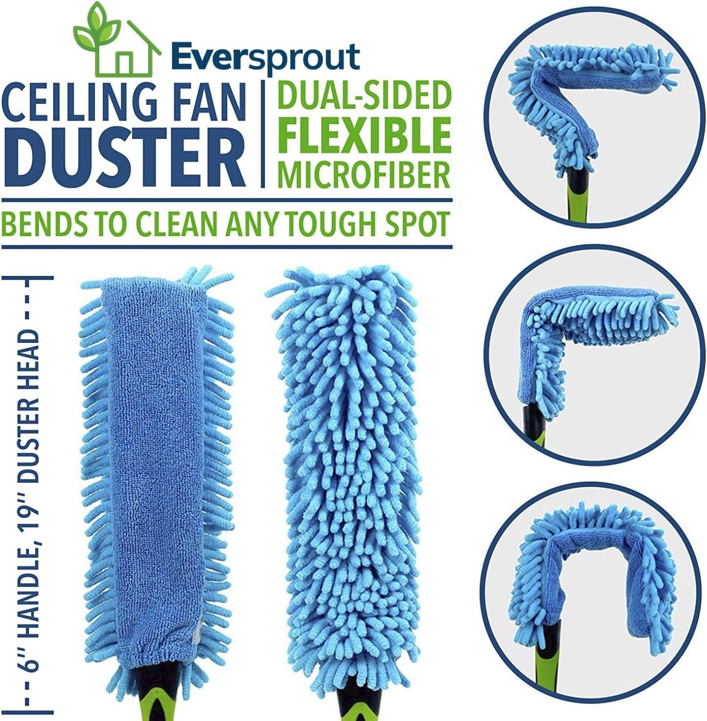 EVERSPROUT 5-to-12 Foot Duster 3-Pack with Extension-Pole