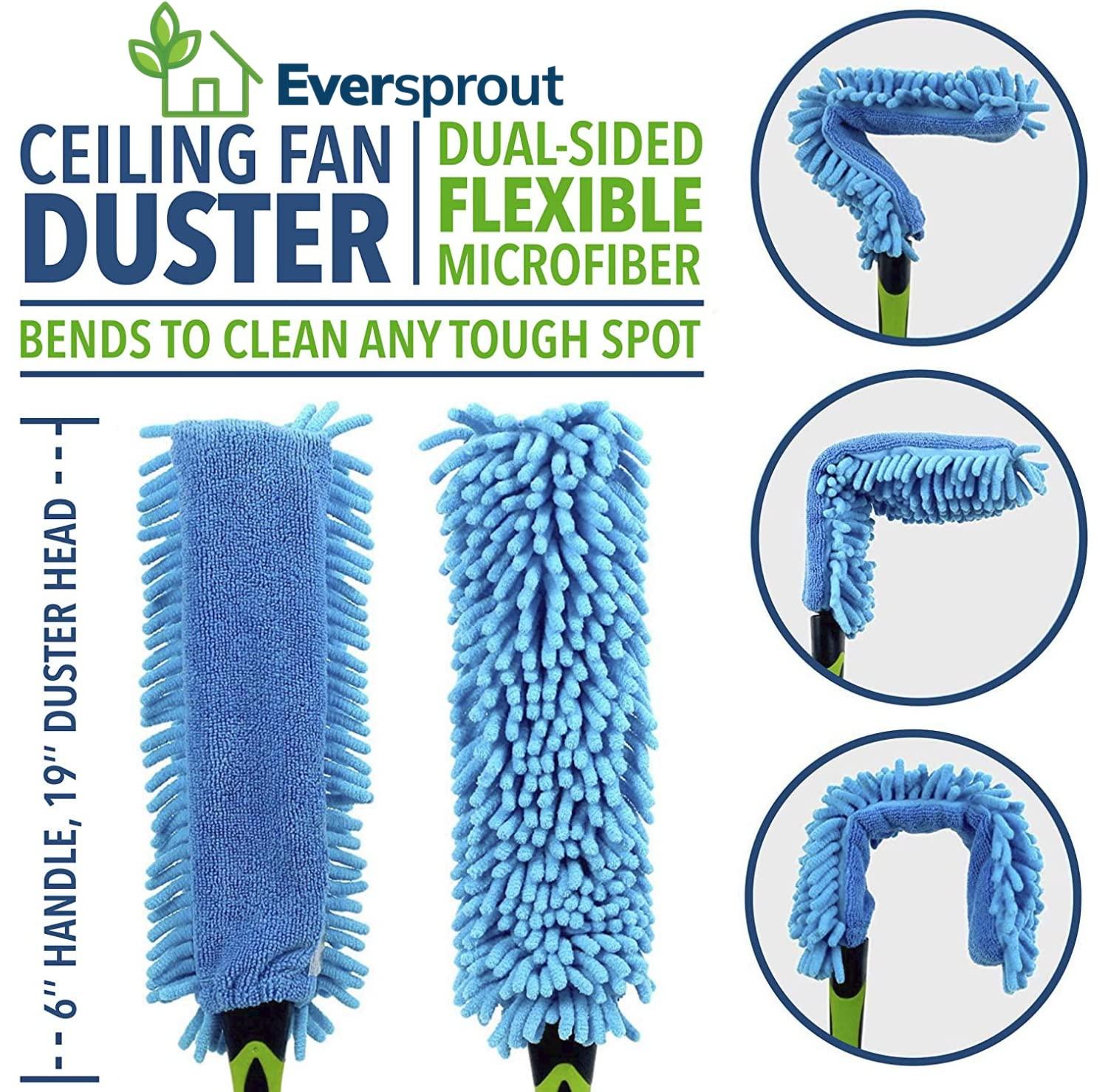 EVERSPROUT 5-to-12 Foot Duster 3-Pack with Extension-Pole