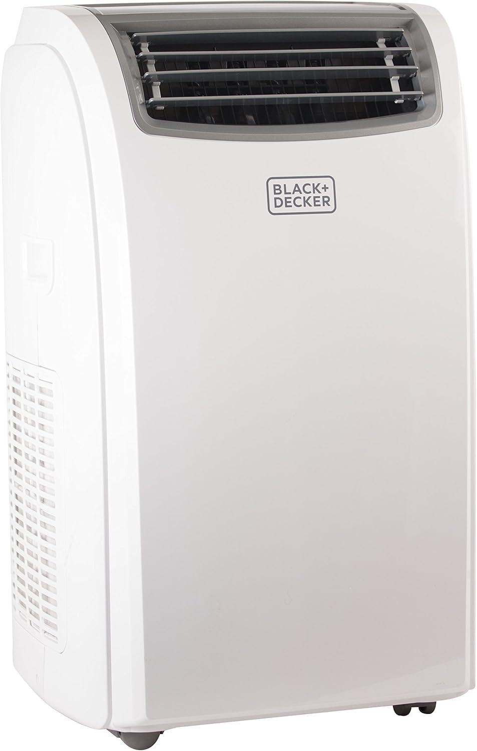 BLACK+DECKER BPACT12HWT 6,000 BTU SACC/CEC (12,000 BTU ASHRAE) Portable Air Conditioner with Heat & Remote Control