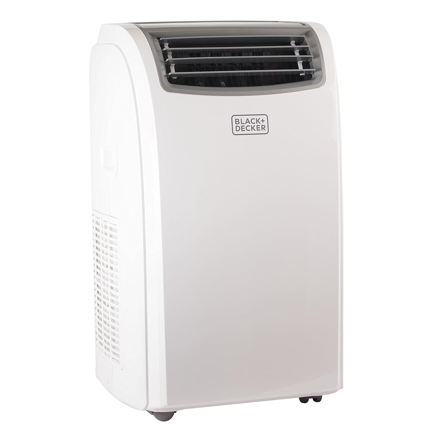 BLACK+DECKER BPACT12HWT 6,000 BTU SACC/CEC (12,000 BTU ASHRAE) Portable Air Conditioner with Heat & Remote Control