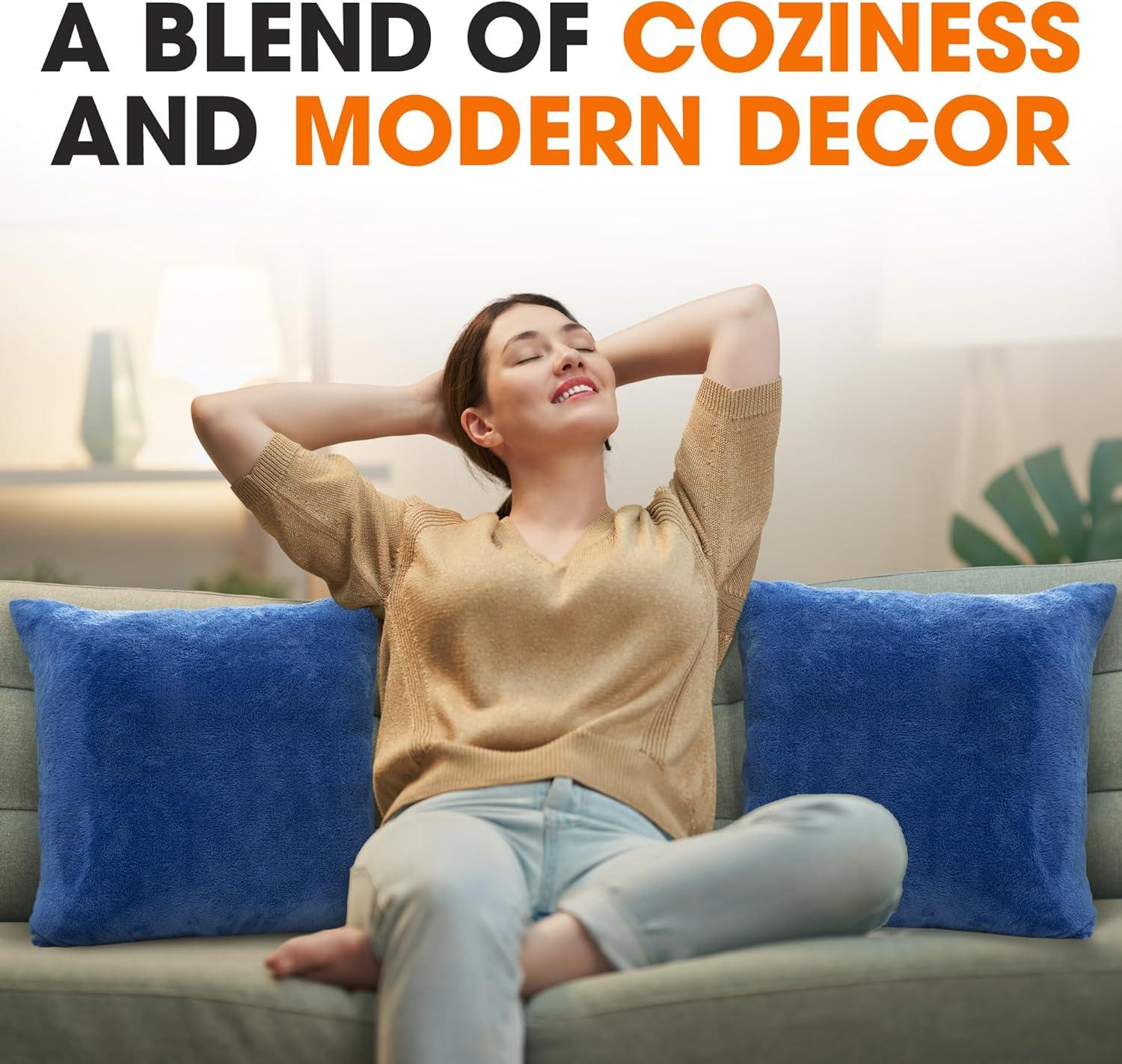 Cheer Collection Reversible Throw Pillow (Set of 2)