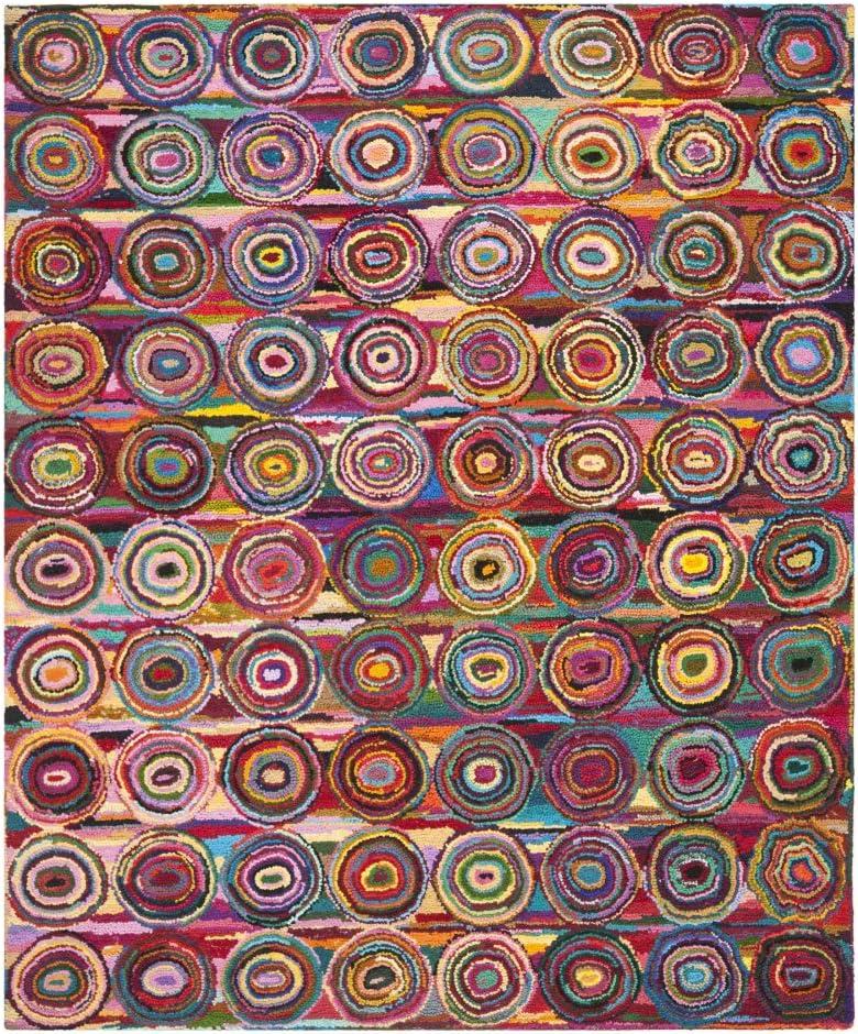 Nantucket NAN143 Hand Tufted Indoor Accent Rug - Pink/Multi - 2'x3' - Safavieh.
