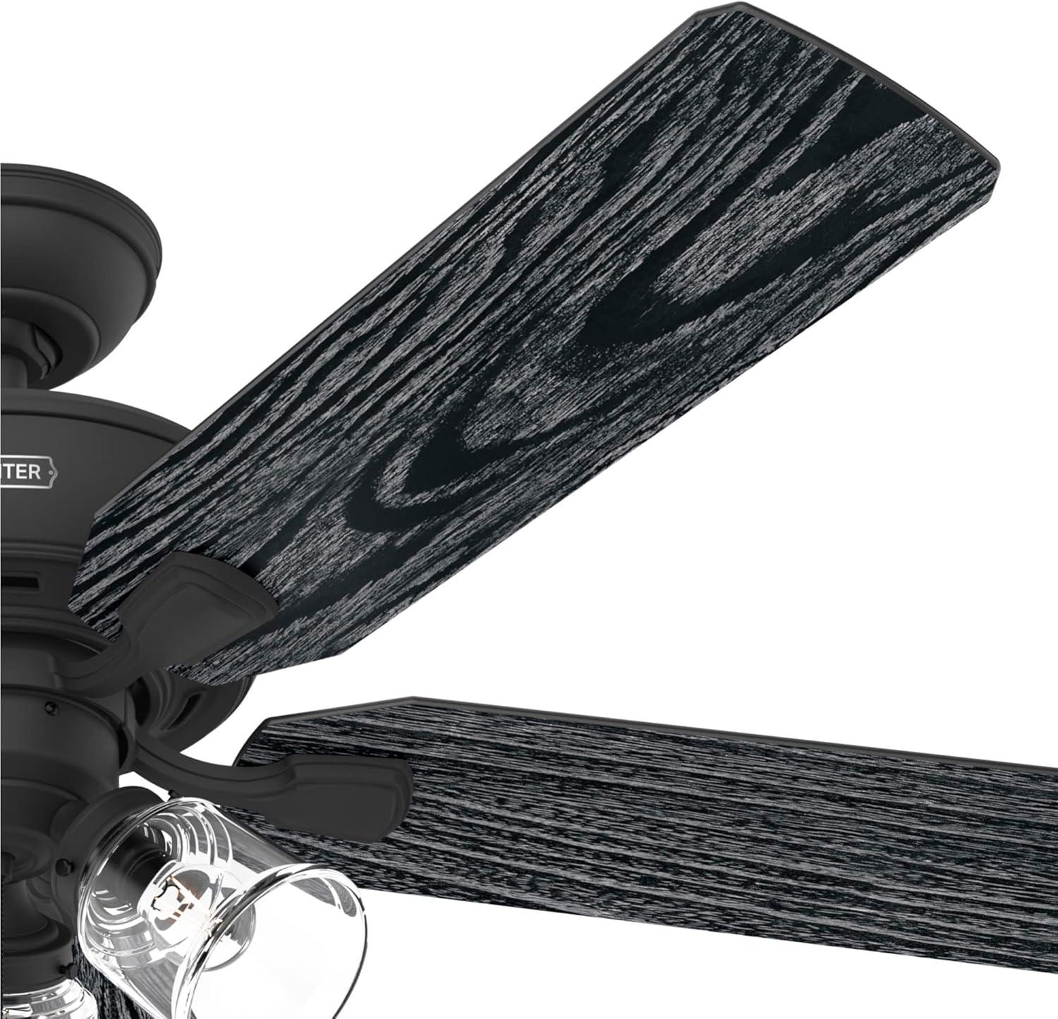 52" Rosner 5 - Blade Ceiling Fan With Lights and Pull Chains