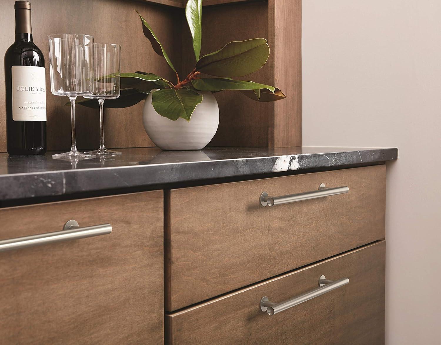 Brushed Nickel 8.31" Modern Cabinet Bar Pull