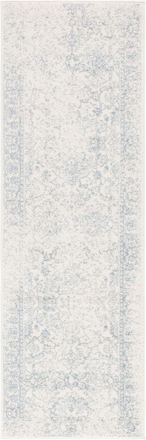 Adirondack ADR109 Machine Made Indoor Runner - Ivory/Slate - 2'-6"x12' - Safavieh