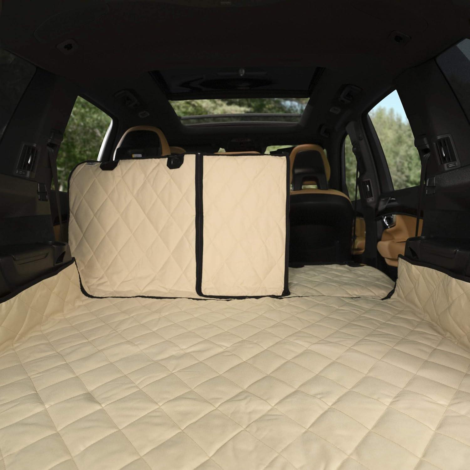 Plush Paws Premium Waterproof Nonslip Scratchproof Convertible Cargo Liner for Cars & SUVs Regular Black