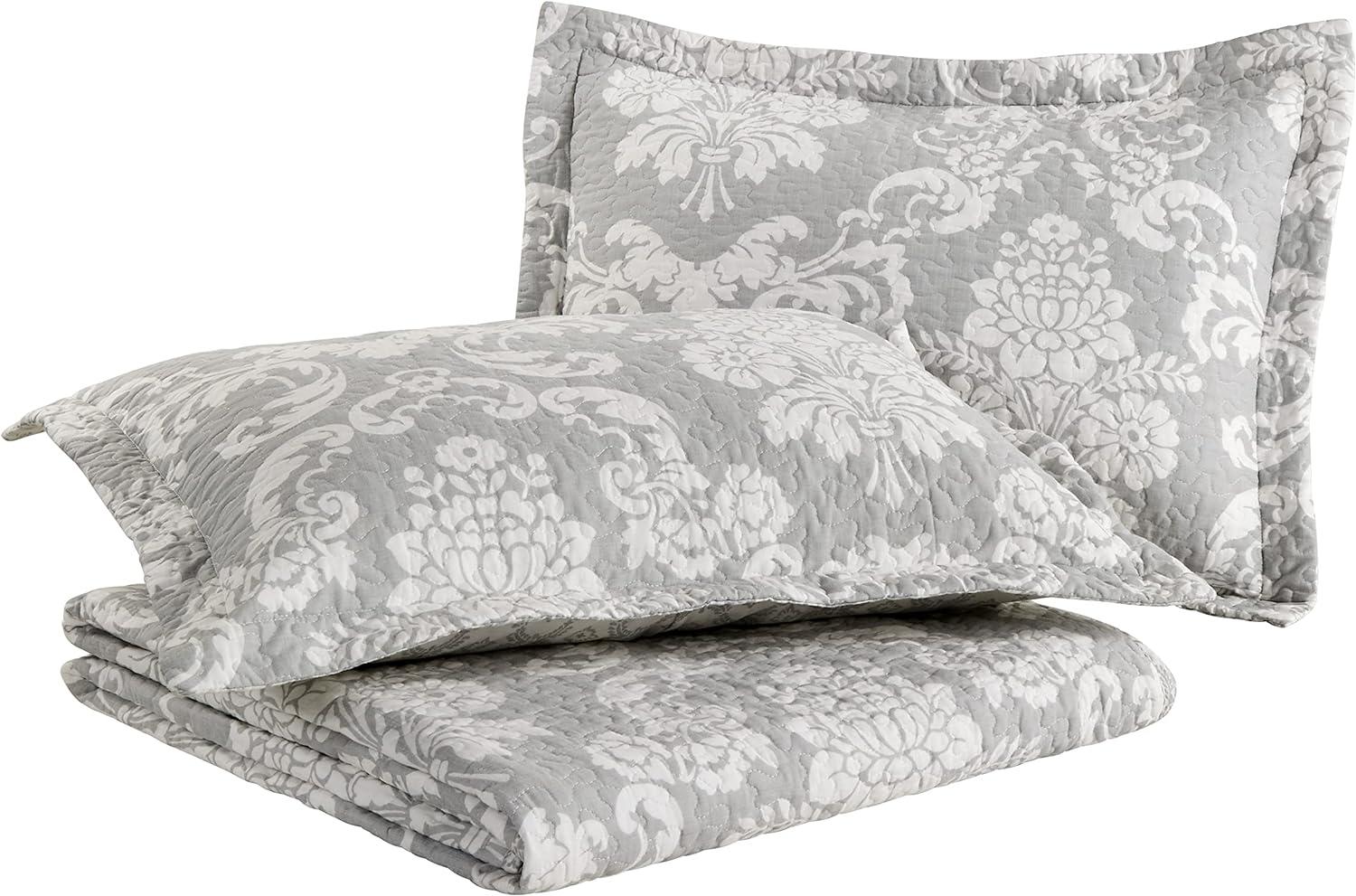 Laura Ashley Venetia Reversible Cotton Quilt Set