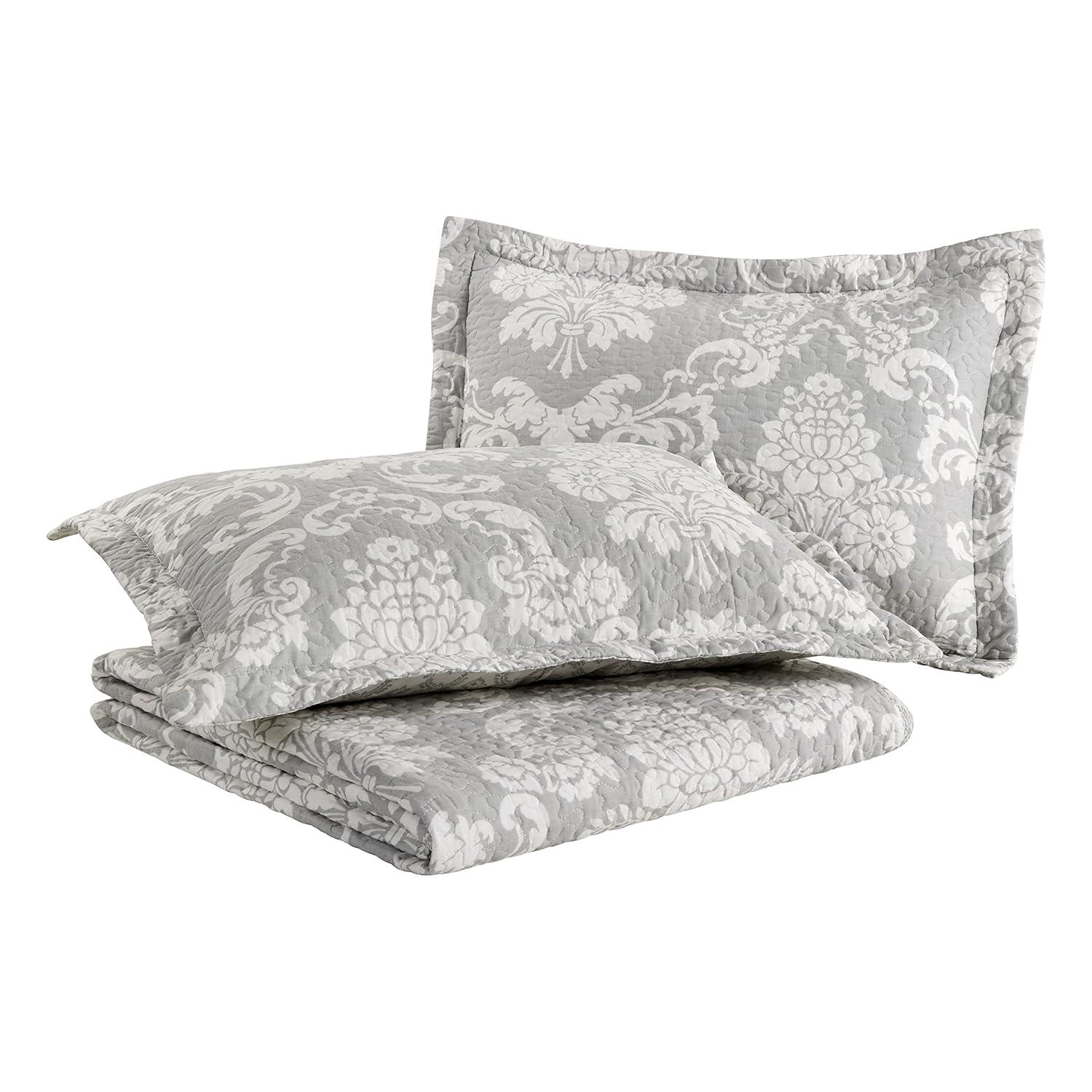 Laura Ashley Celina Patchwork Laura Ashley Reversible Cotton Quilt Set