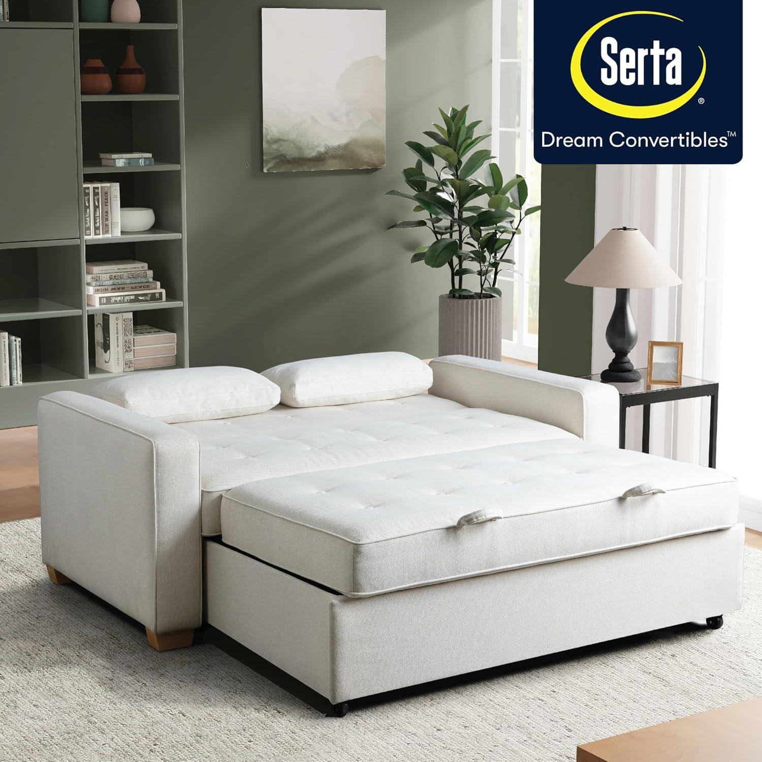 Serta Monroe Full Size Convertible Sofa