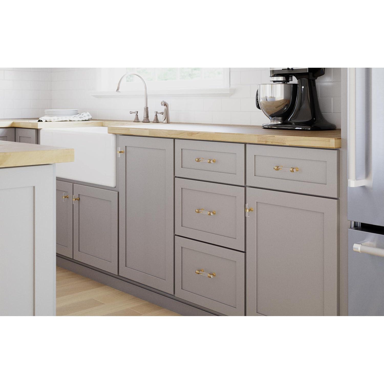 Franklin Brass Acrylic Bar Knob Multipack (Set of 5)