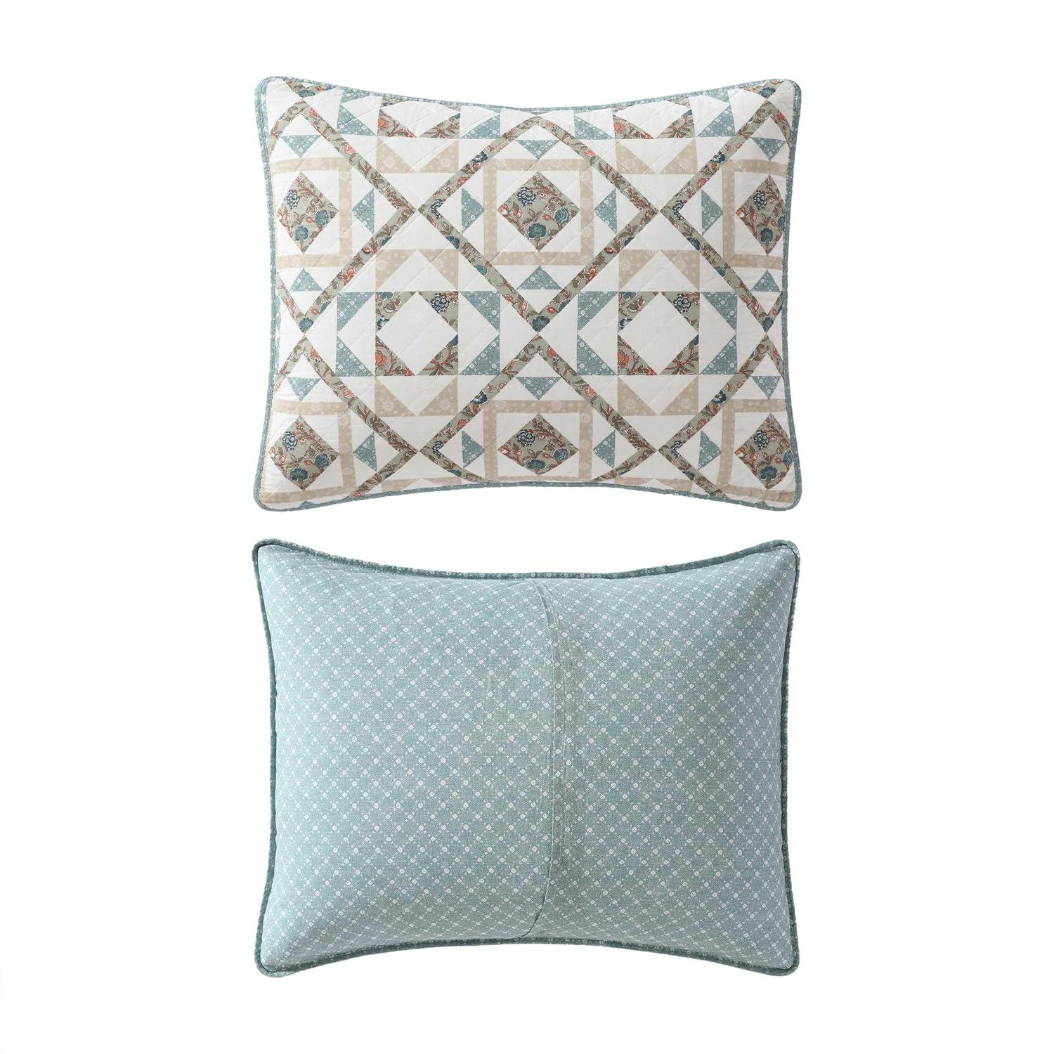 Wrangler Wrangler Annie Blue Cotton Reversible Quilt Set
