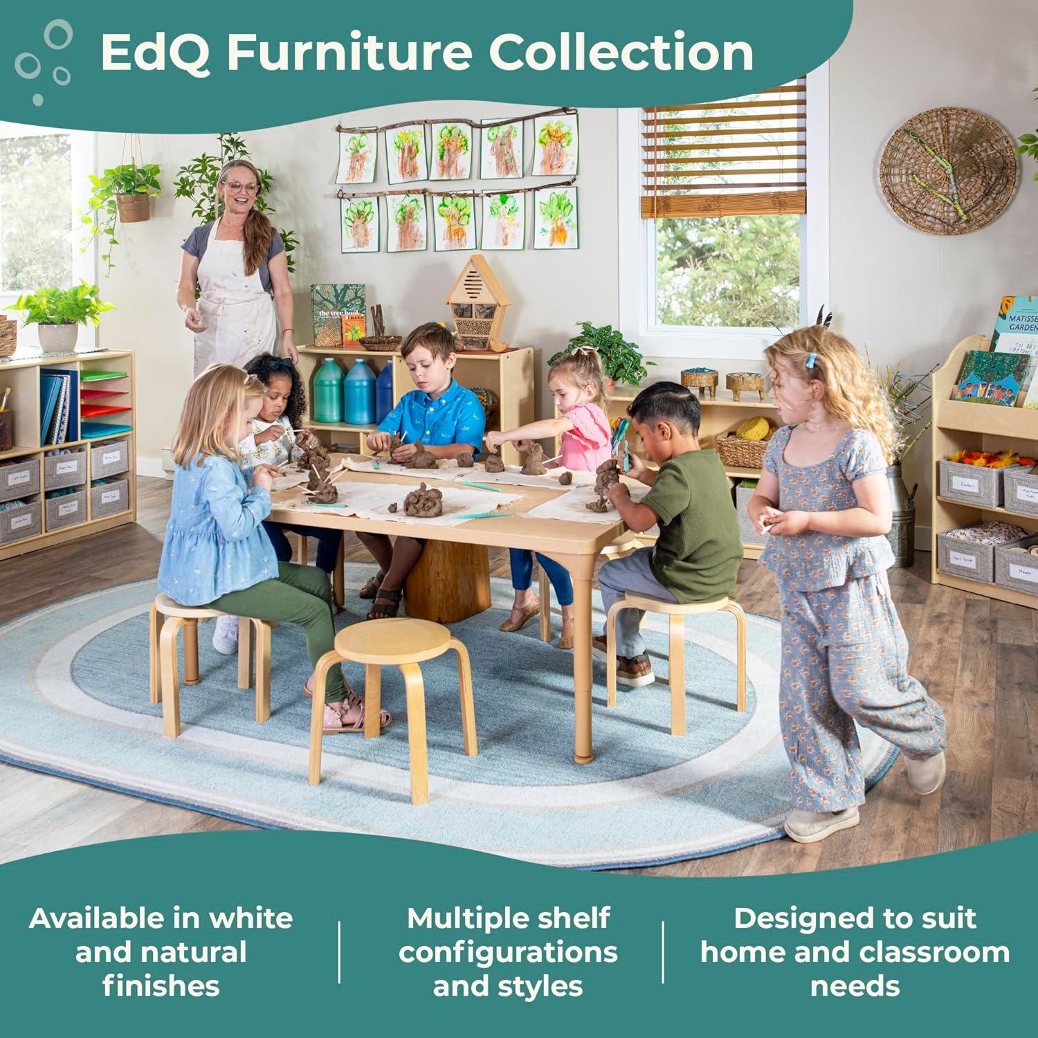 EdQ Essentials Bin Cubby Storage Organizer