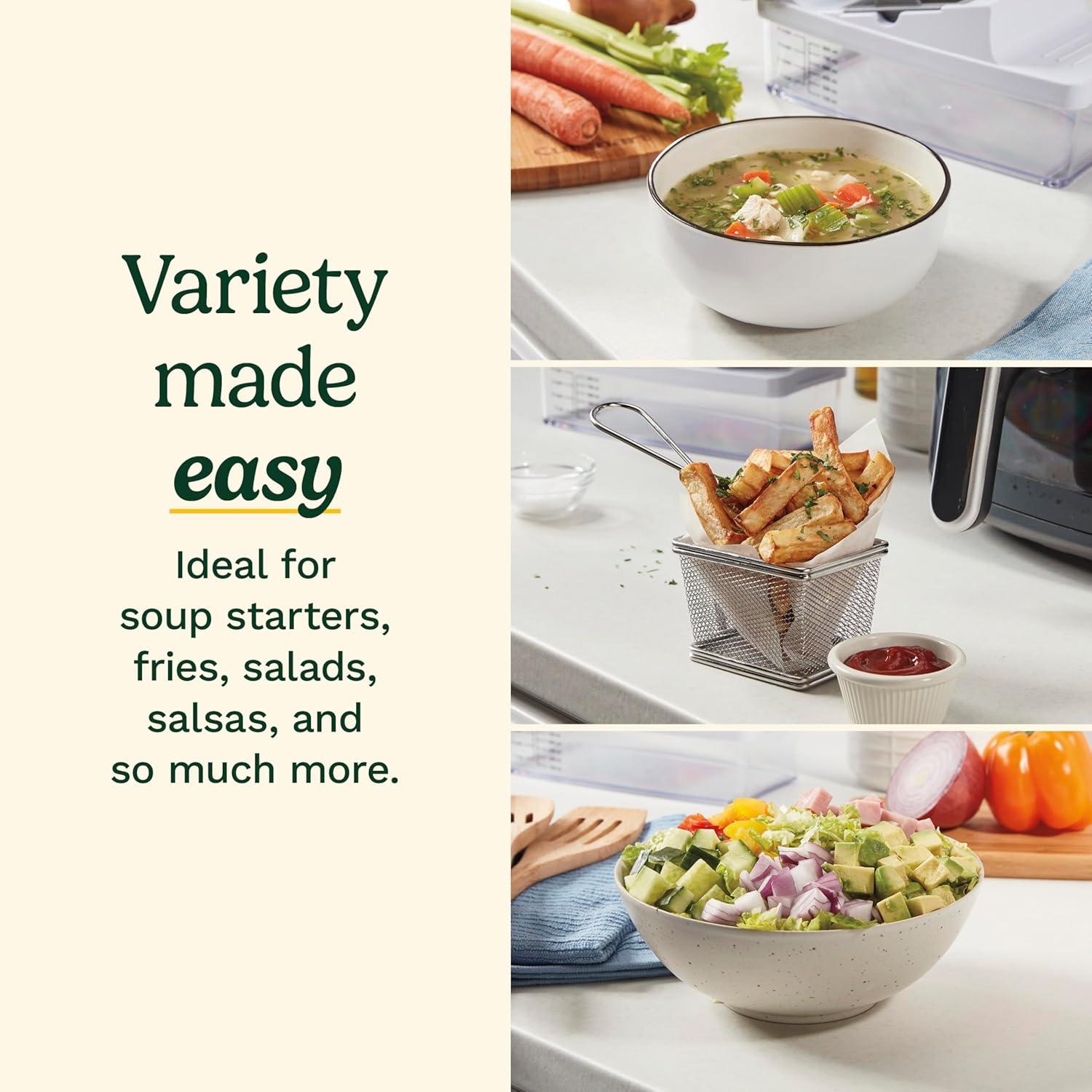 Cuisinart Fruit and Vegetable Box Chopper: Manual Food Chopper with Stainless Steel Blades, Nonslip Base, Dishwasher-Safe