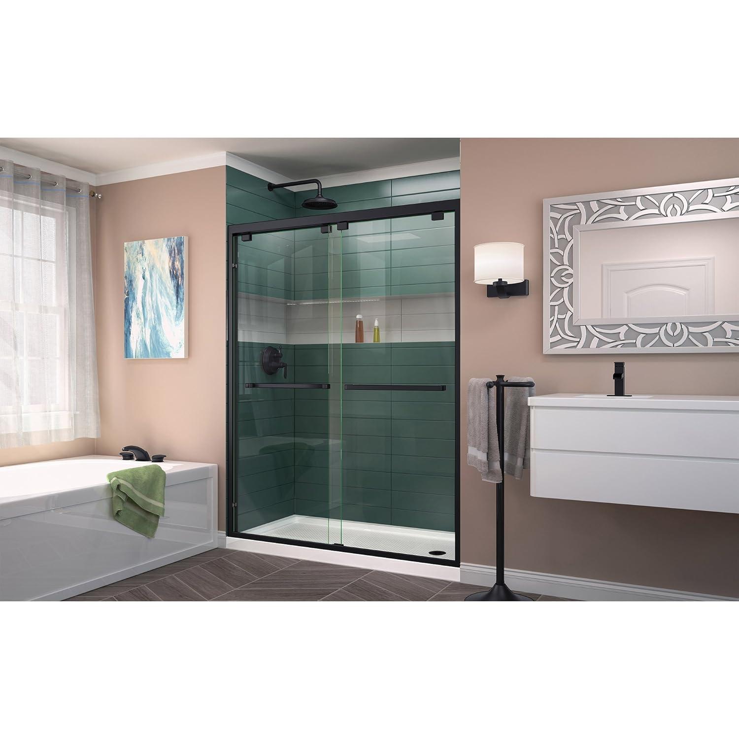 DreamLine Encore 78.75" H Semi-frameless Sliding Shower Enclosure DL-7007R-09