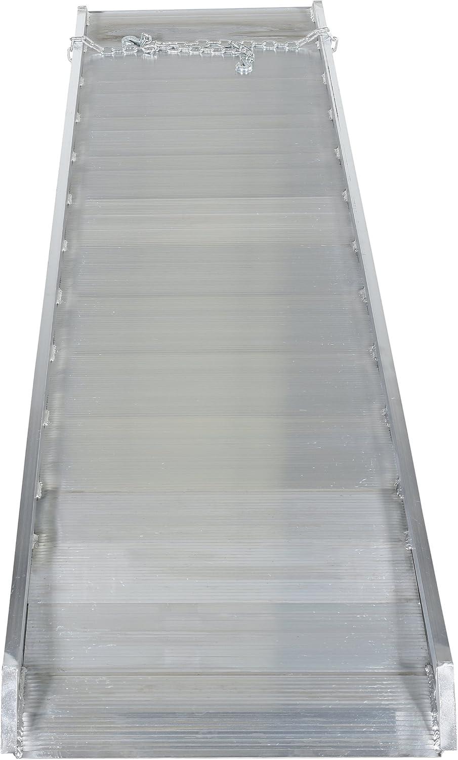 Vestil 120" x 28" Aluminum Walk Ramp with Safety Curbs