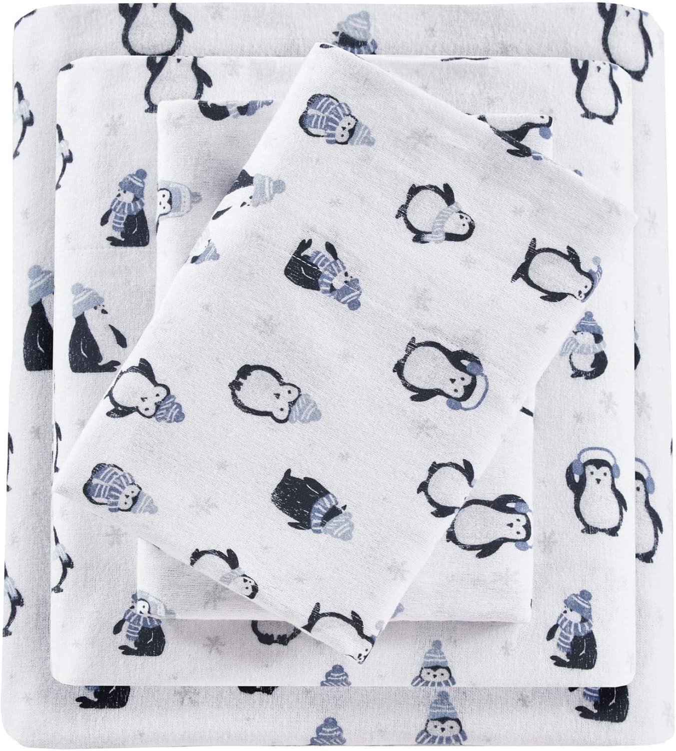 Printed Cotton Flannel Sheet Set