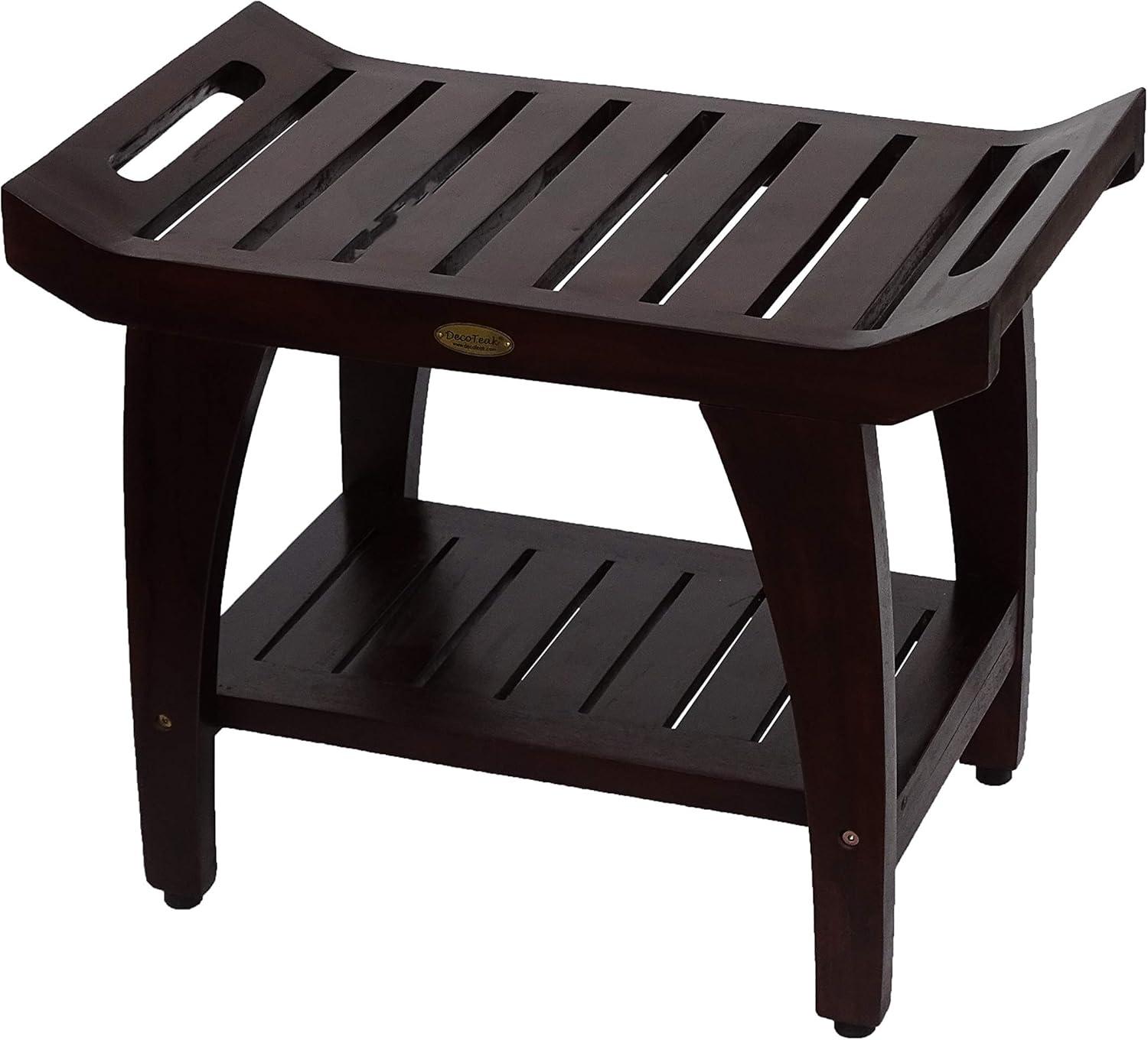 EcoDecors EarthyTeak - Serenity 24'' W Teak Shower Bench