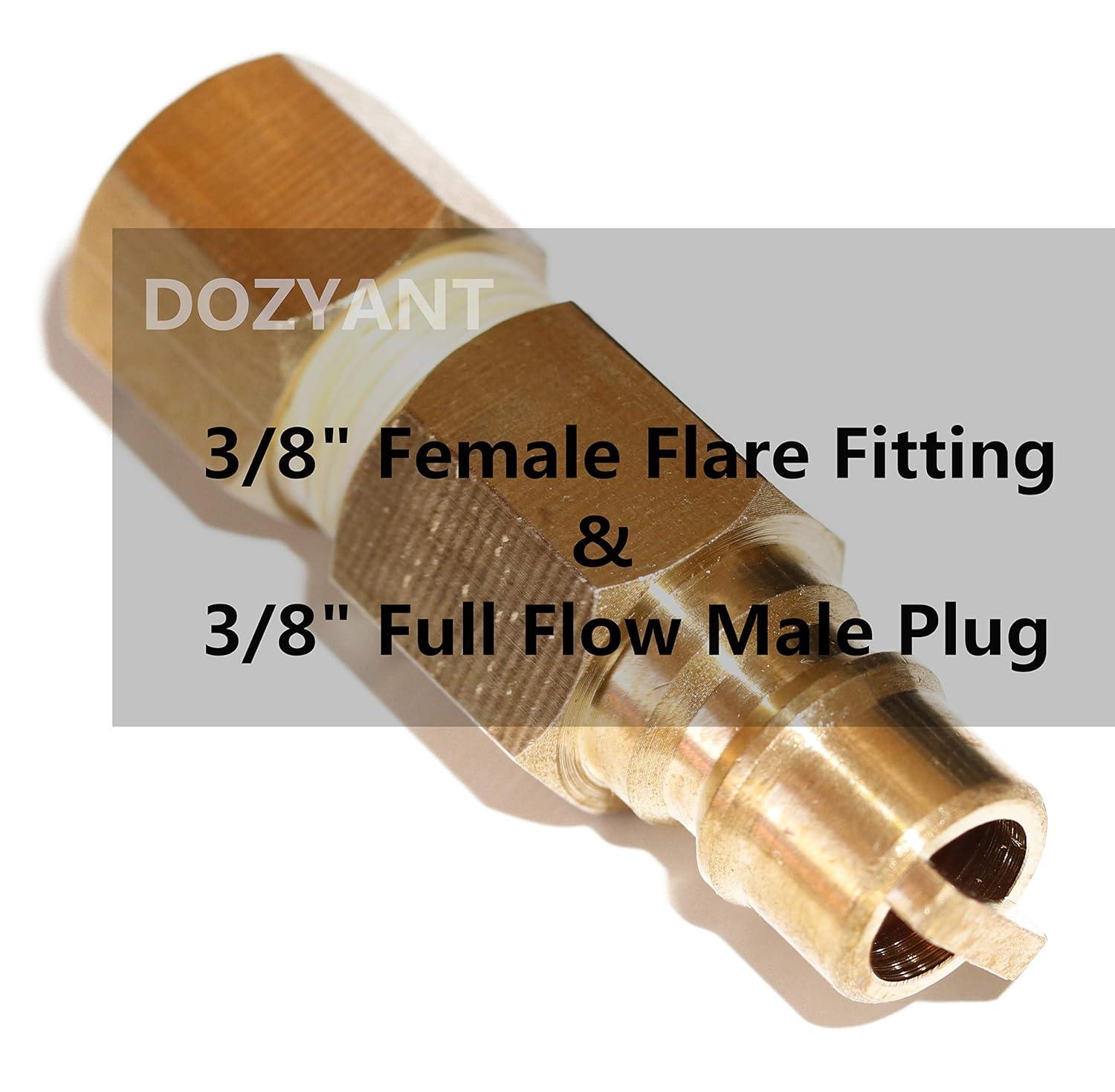 GasSaf 12ft Propane Regulator with Hose, Propane Hose for Indoor/Outdoor Heater -3/8 Quick Connect Disconnect