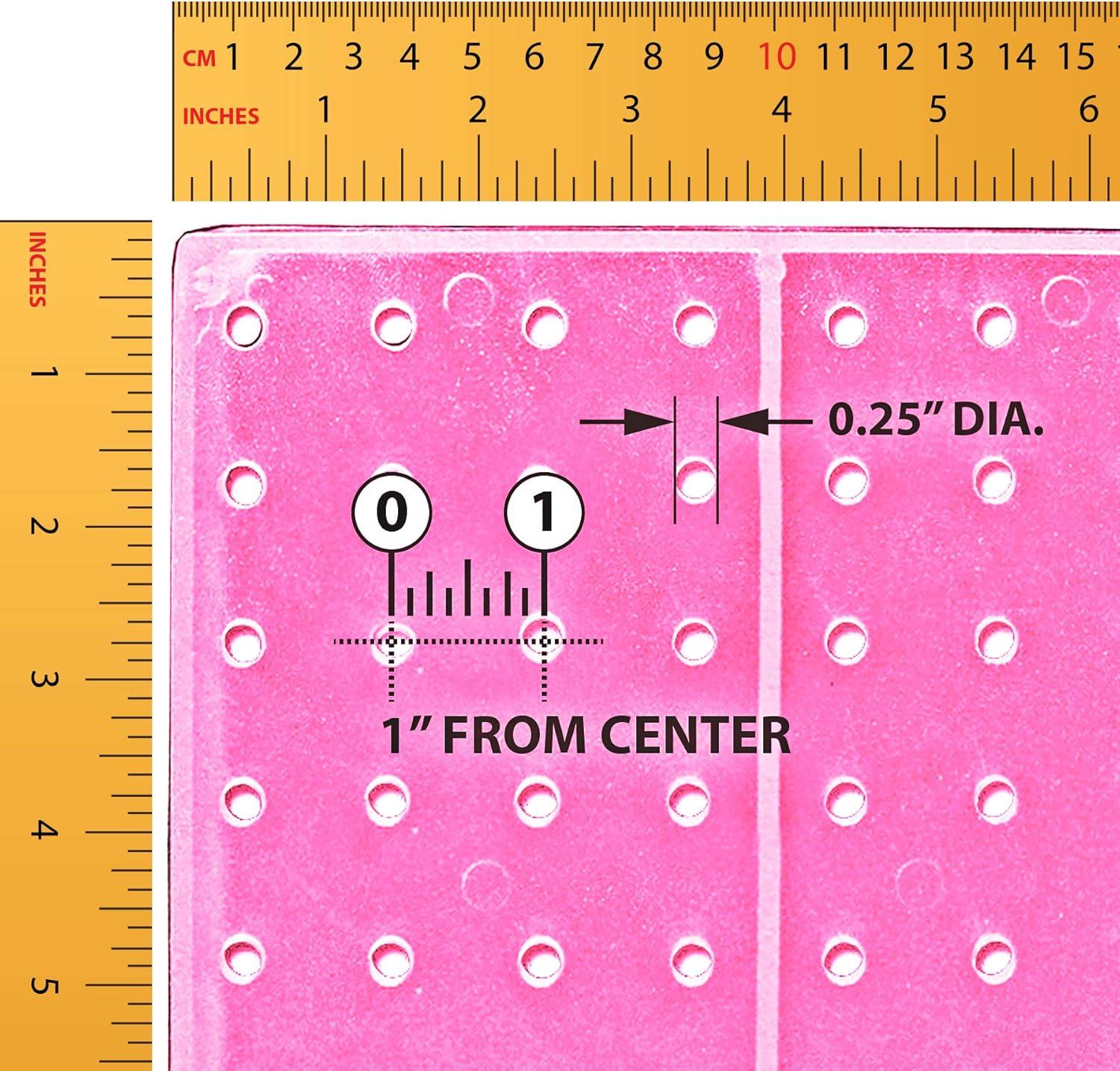 Azar Displays 900988-PNK 125-Piece Pegboard Organizer Kit (2 - 24"x24")