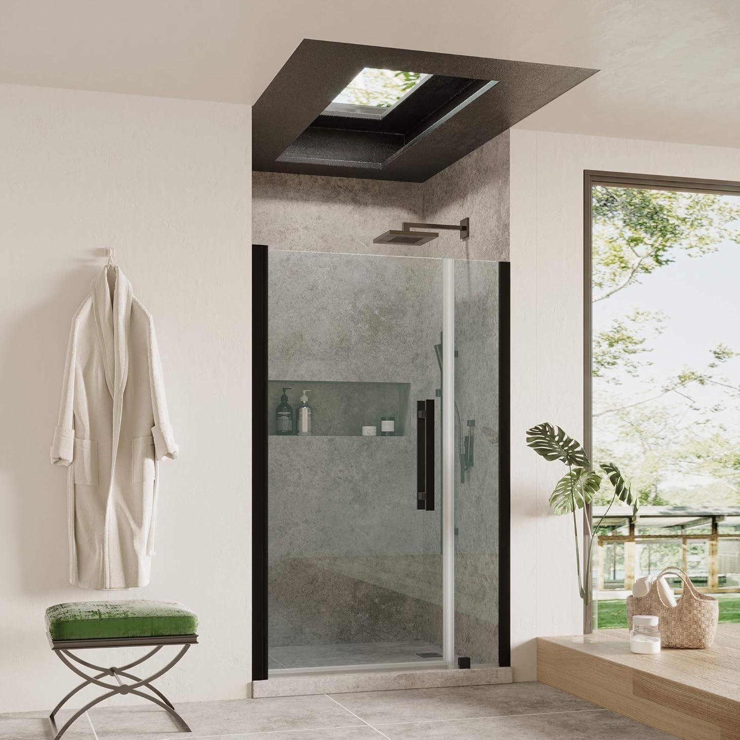 Endless Pasadena 41.38'' W 72.01'' H Frameless Rectangle Reversible Shower Kit