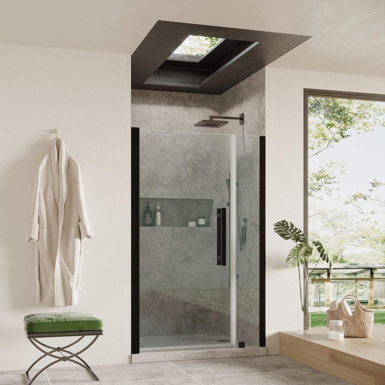 Endless Pasadena 41" W x 72" H Alcove Frameless Shower Kit, Door, Panel