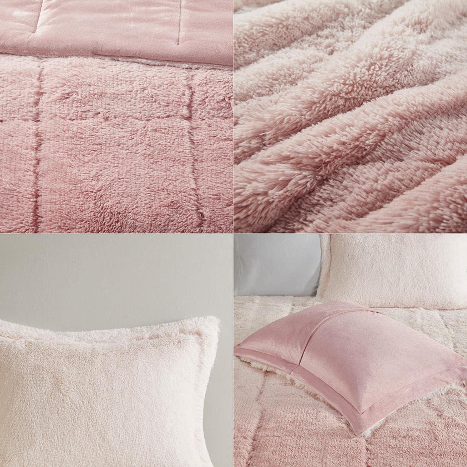 Malea Shaggy Faux Fur Comforter Mini Set