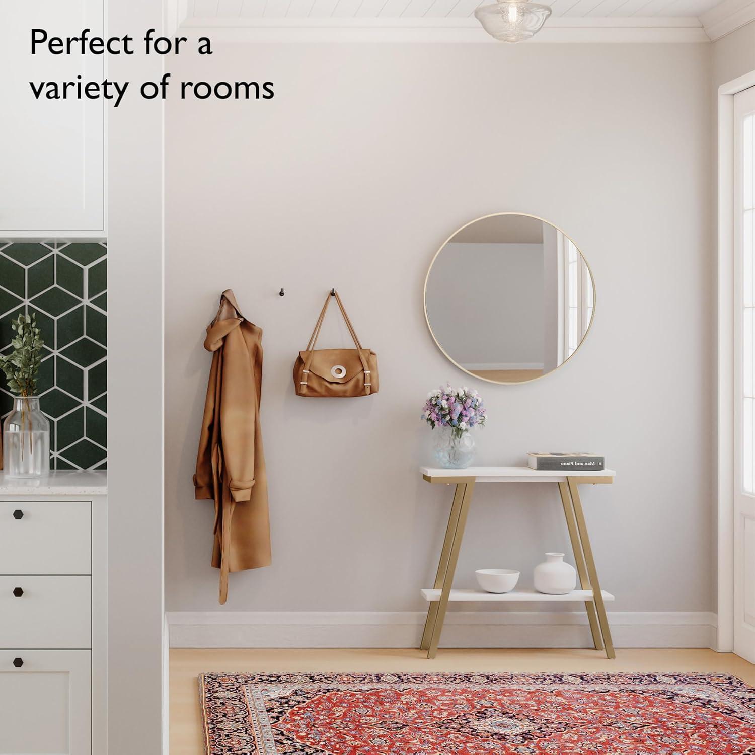 Design House Kenna 20" x 30" Round Wall Accent Mirror