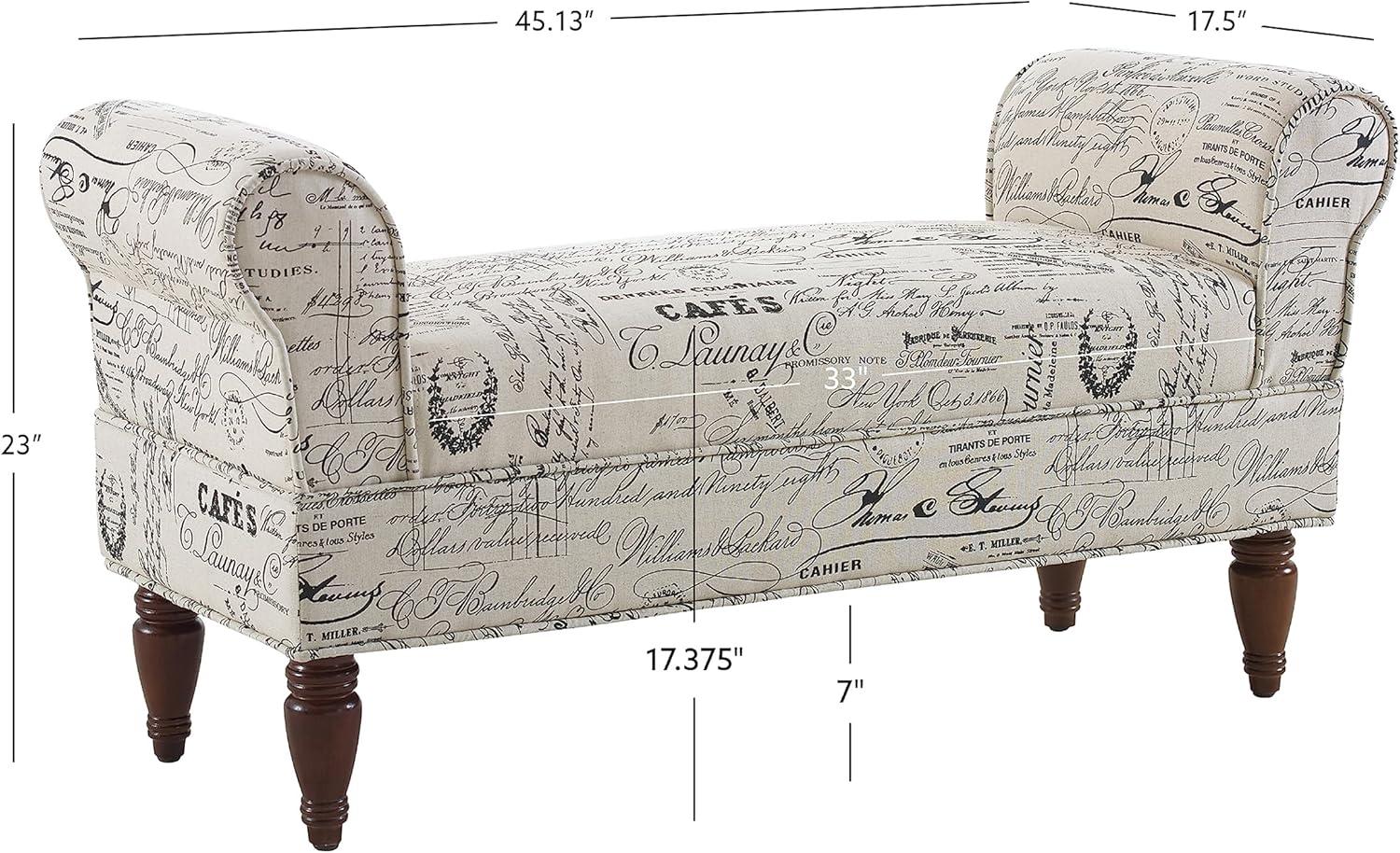 Lillian Bench - Linon