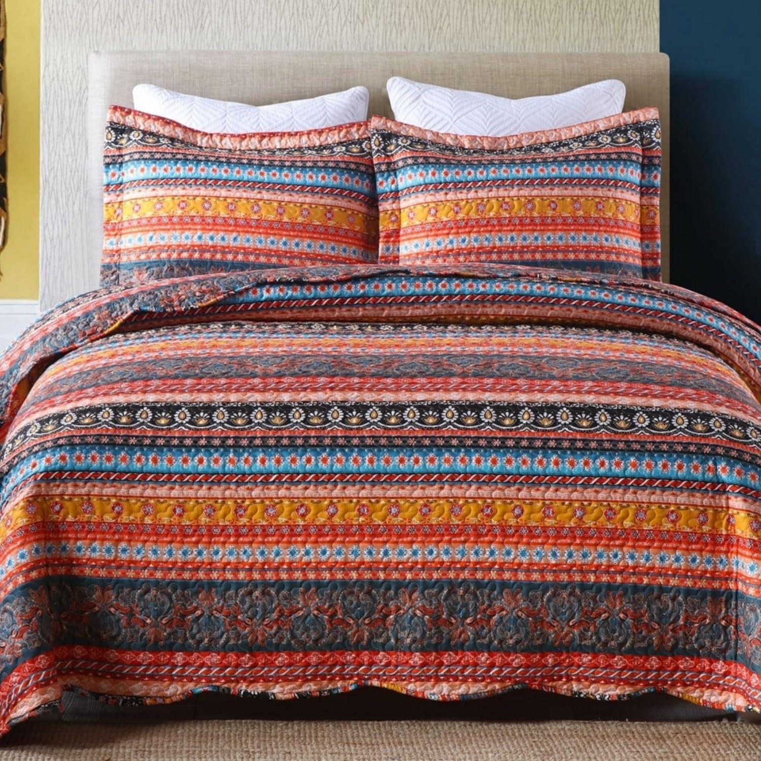 Boho Abstract Quilt Set