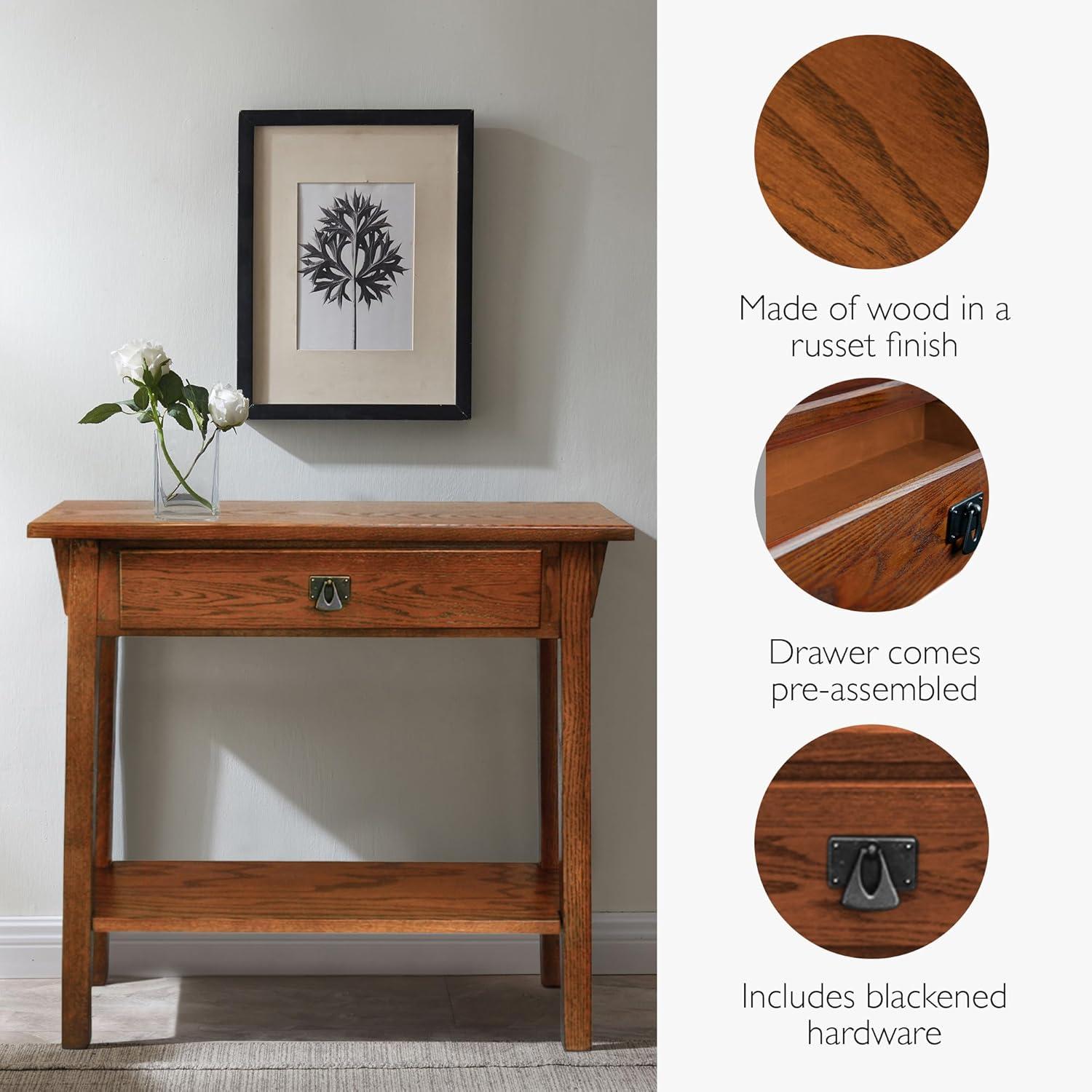 Favorite Finds Mission Hall Stand Russet Finish - Leick Home