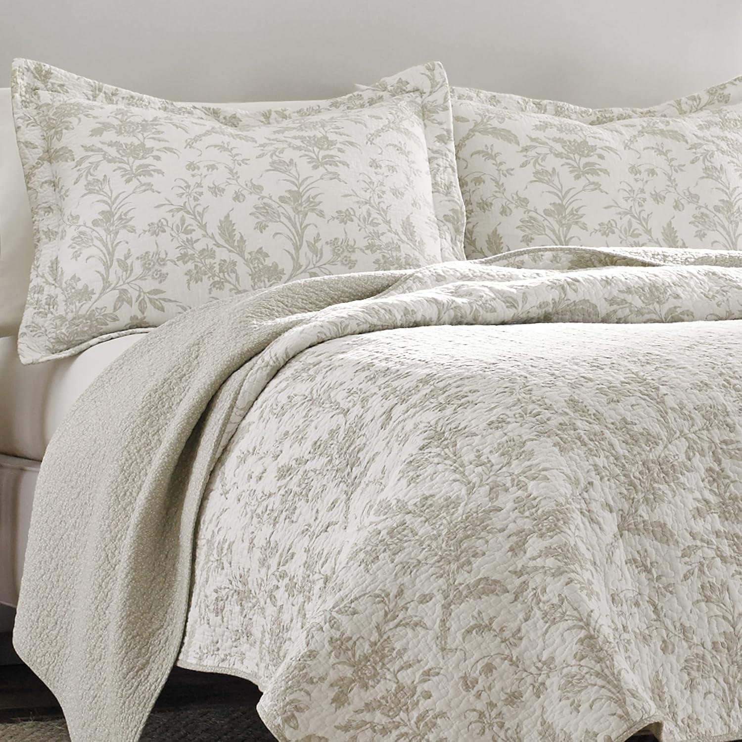 Laura Ashley Amberley Reversible Cotton Quilt Set