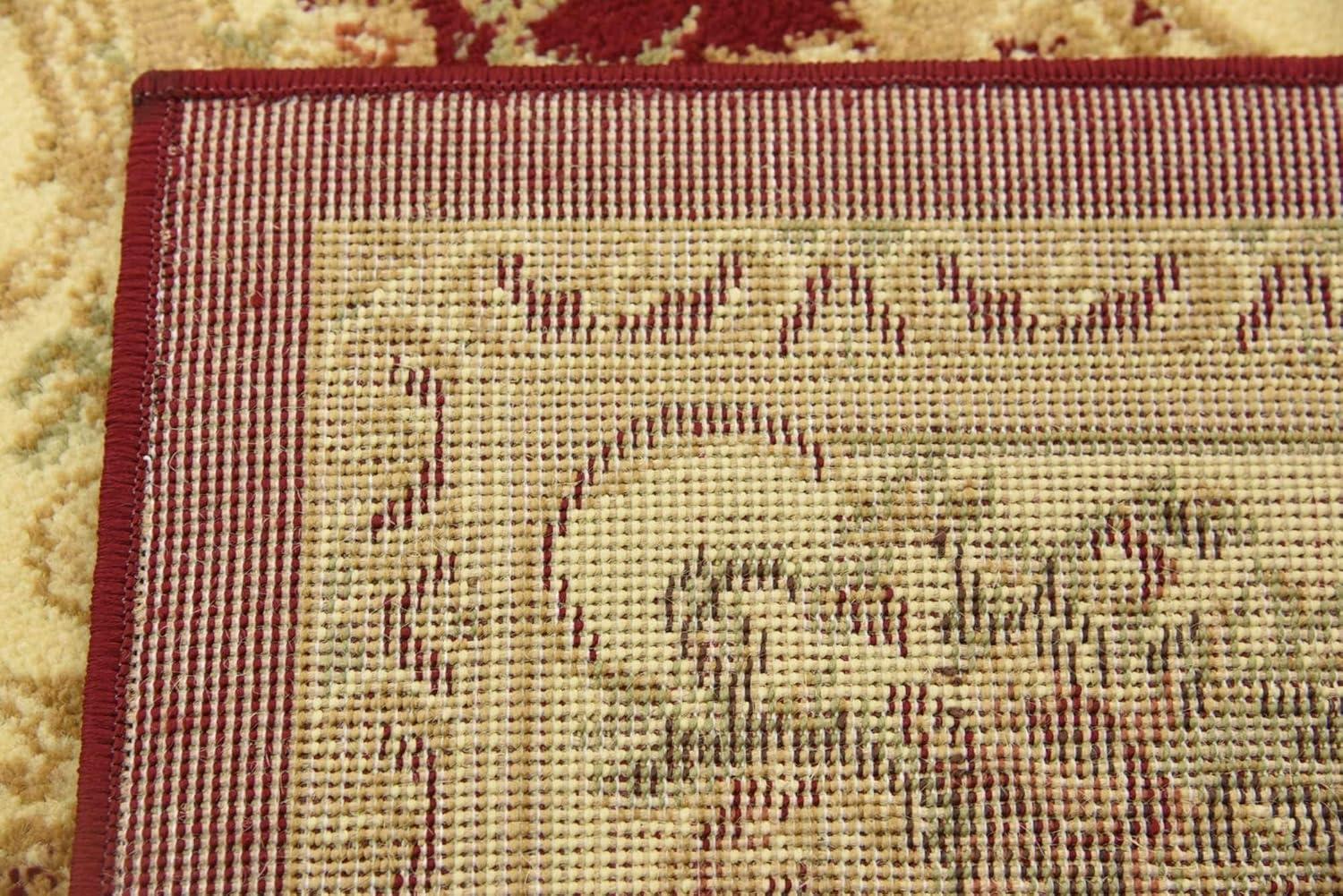 Unique Loom Versailles Collection Area Rug - Henry (3' 3" x 5' 3" Rectangle Red/Brown)