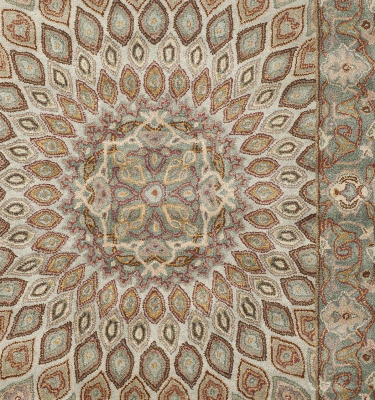 Heritage HG914 Hand Tufted Area Rug - Light Brown/Grey - 5'x8' - Safavieh.