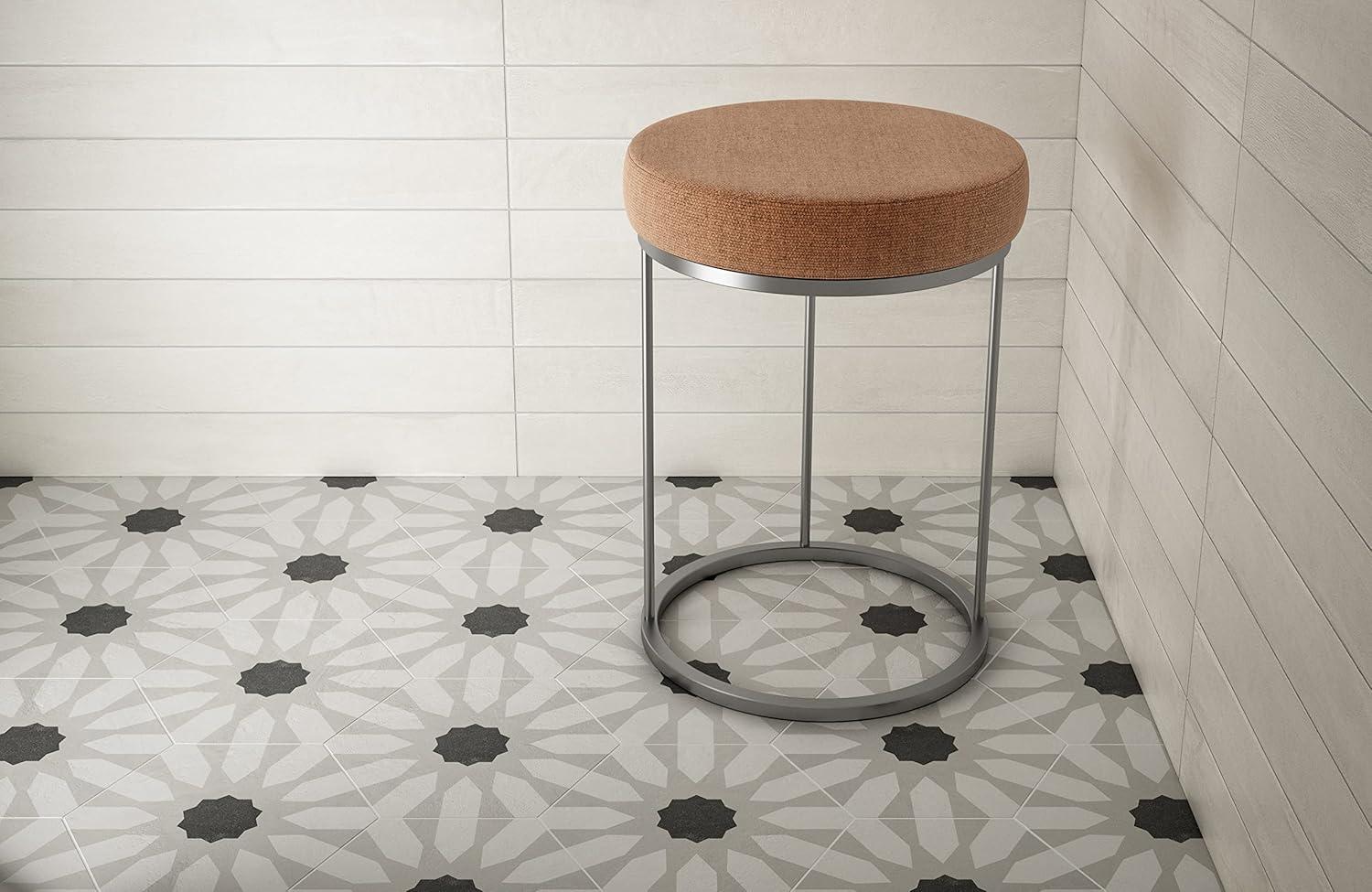 Bedrosians Allora Hexagon Matte Porcelain Tile 8.5" x 10", Fiore (29-Pack, 12.67 SF)