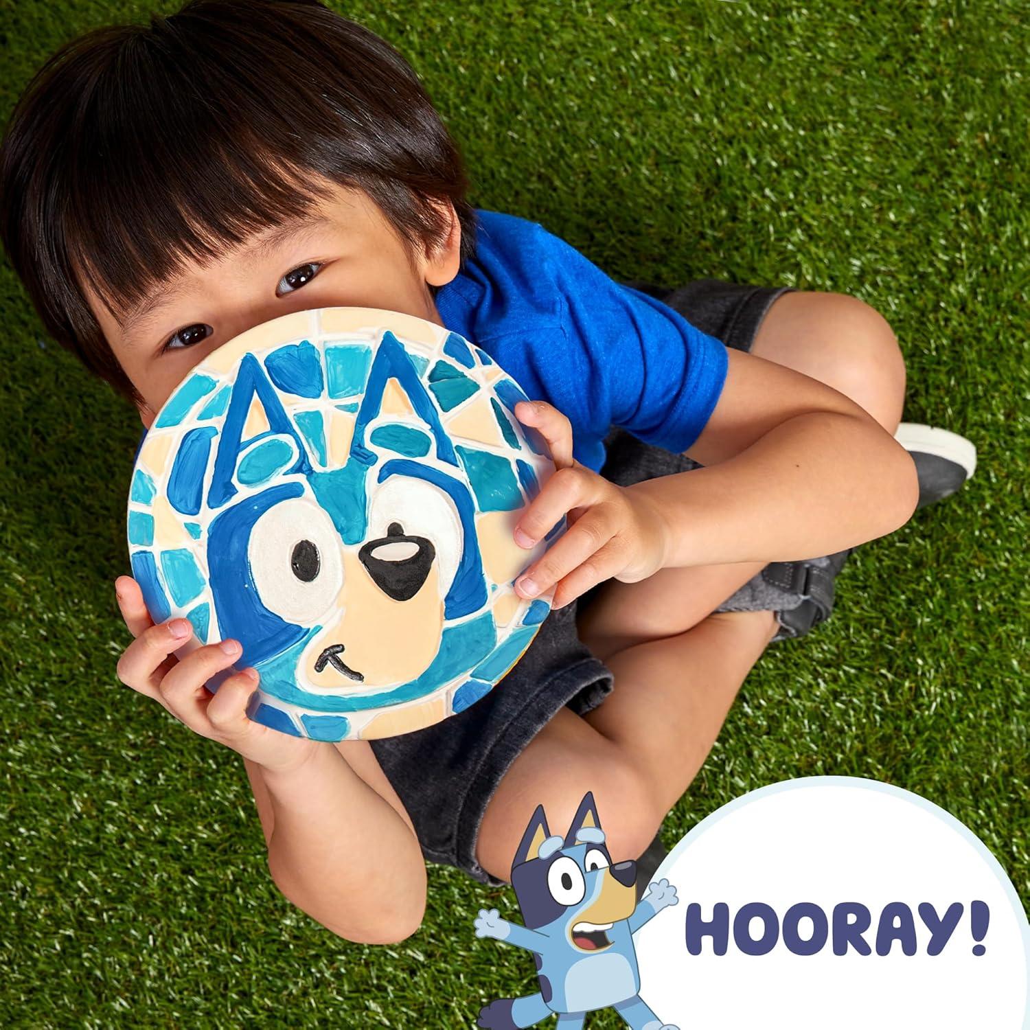 Bluey Ceramic Stepping Stone Painting Kit for Kids