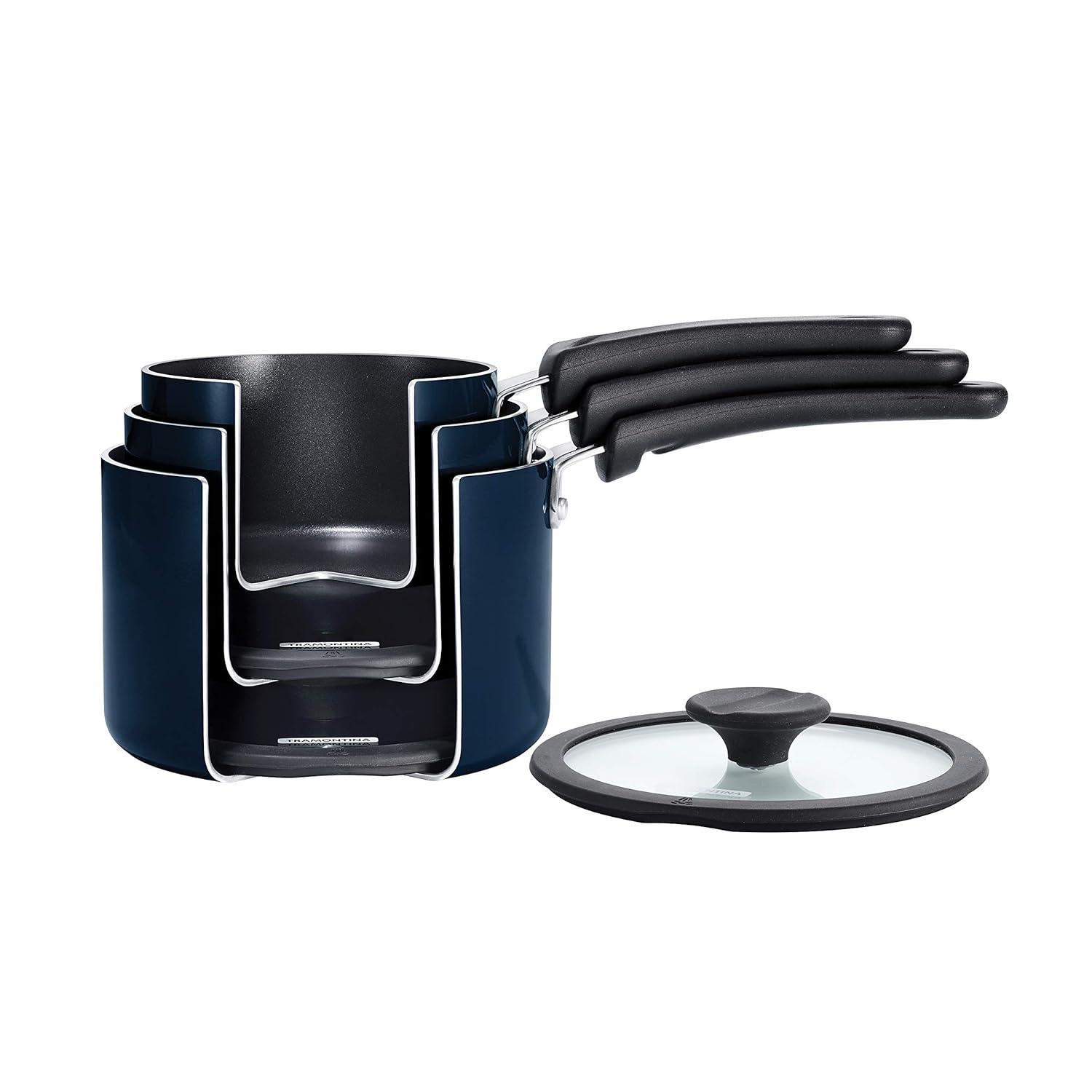 Tramontina Tramontina Aluminum Non Stick Sauce Pan 6 Pc Nesting Set