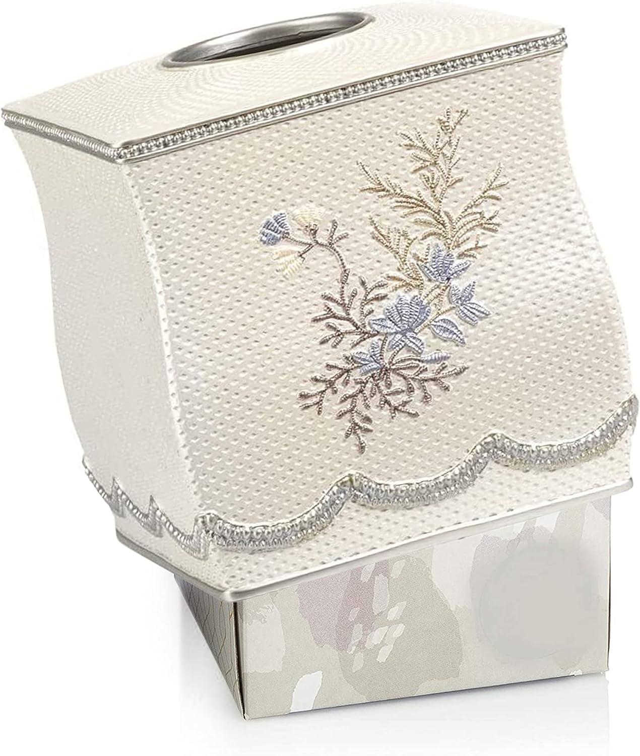 Popular Bath Capri, Tissue Box, Beige