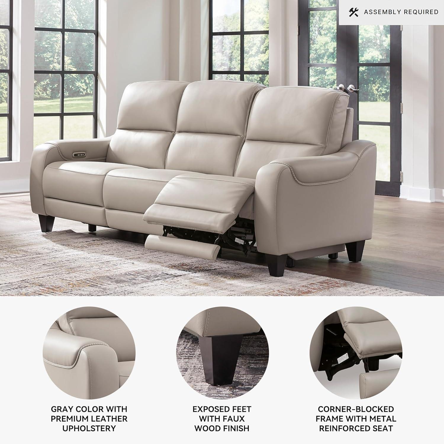 Ayrah 85.25'' Upholstered Power Reclining Sofa