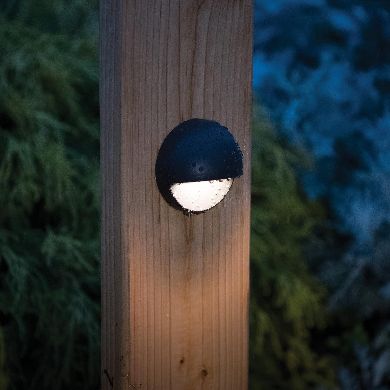 WAC Landscape Lighting Bronze On Brass Low Voltage Metal Deck Light