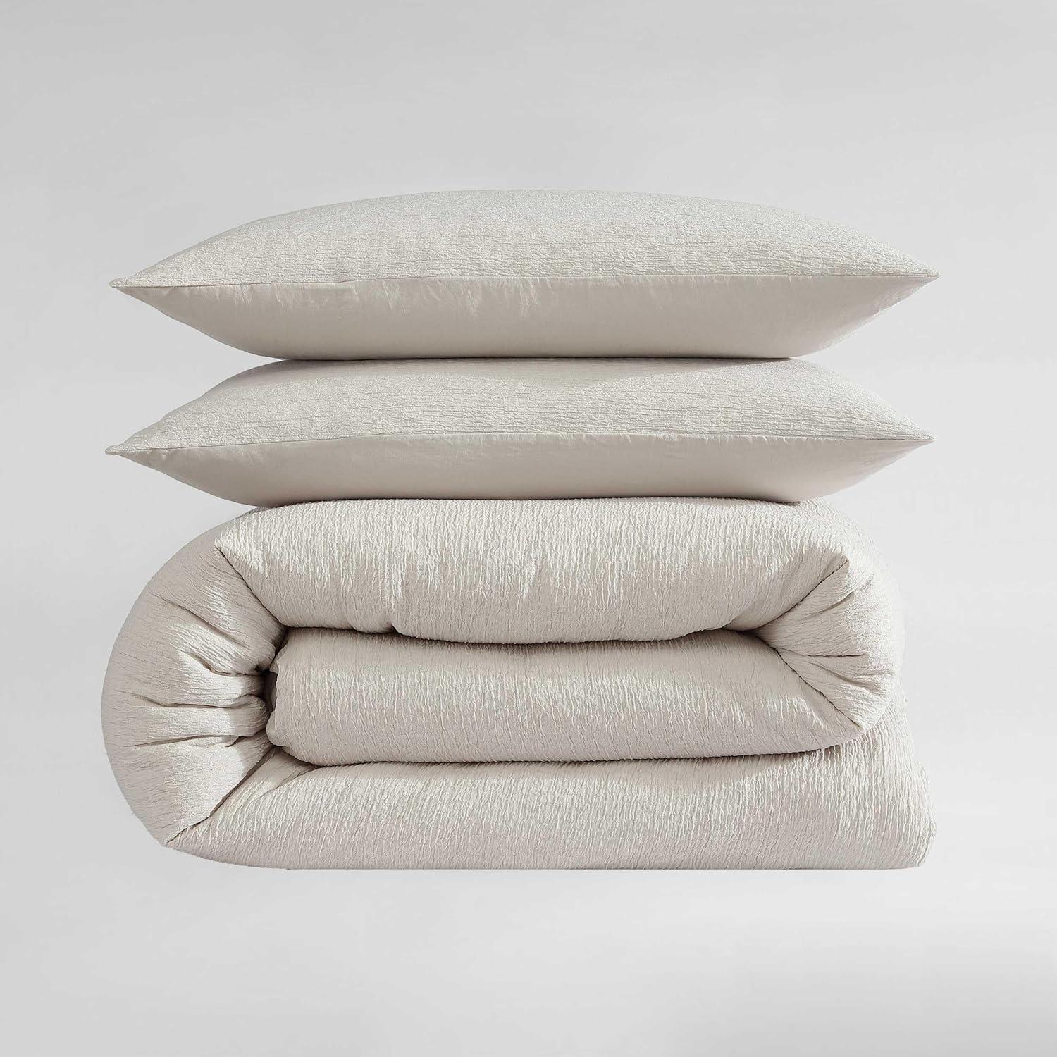 Calvin Klein Calvin Klein Seersucker Reversible 3 Piece Duvet Cover Set