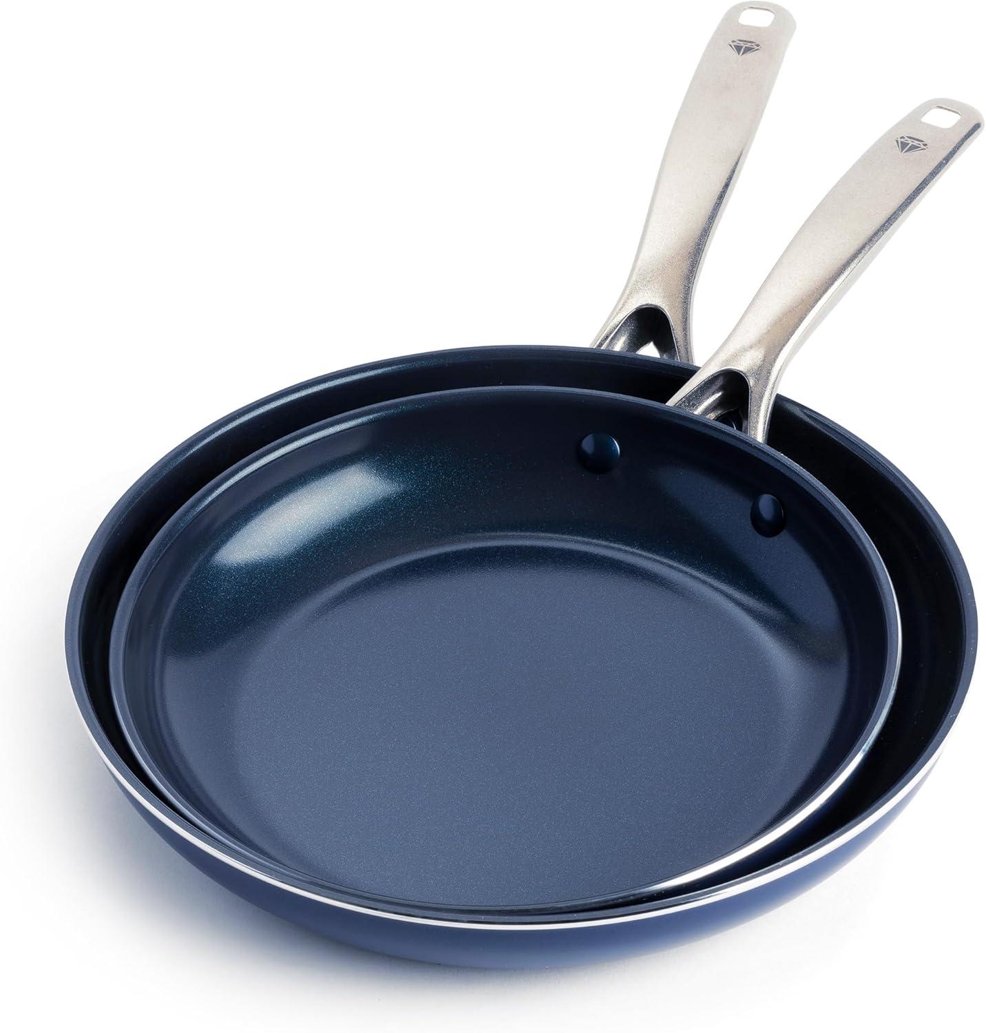 Blue Diamond 9.5" & 11" Nonstick Ceramic Frypan Set