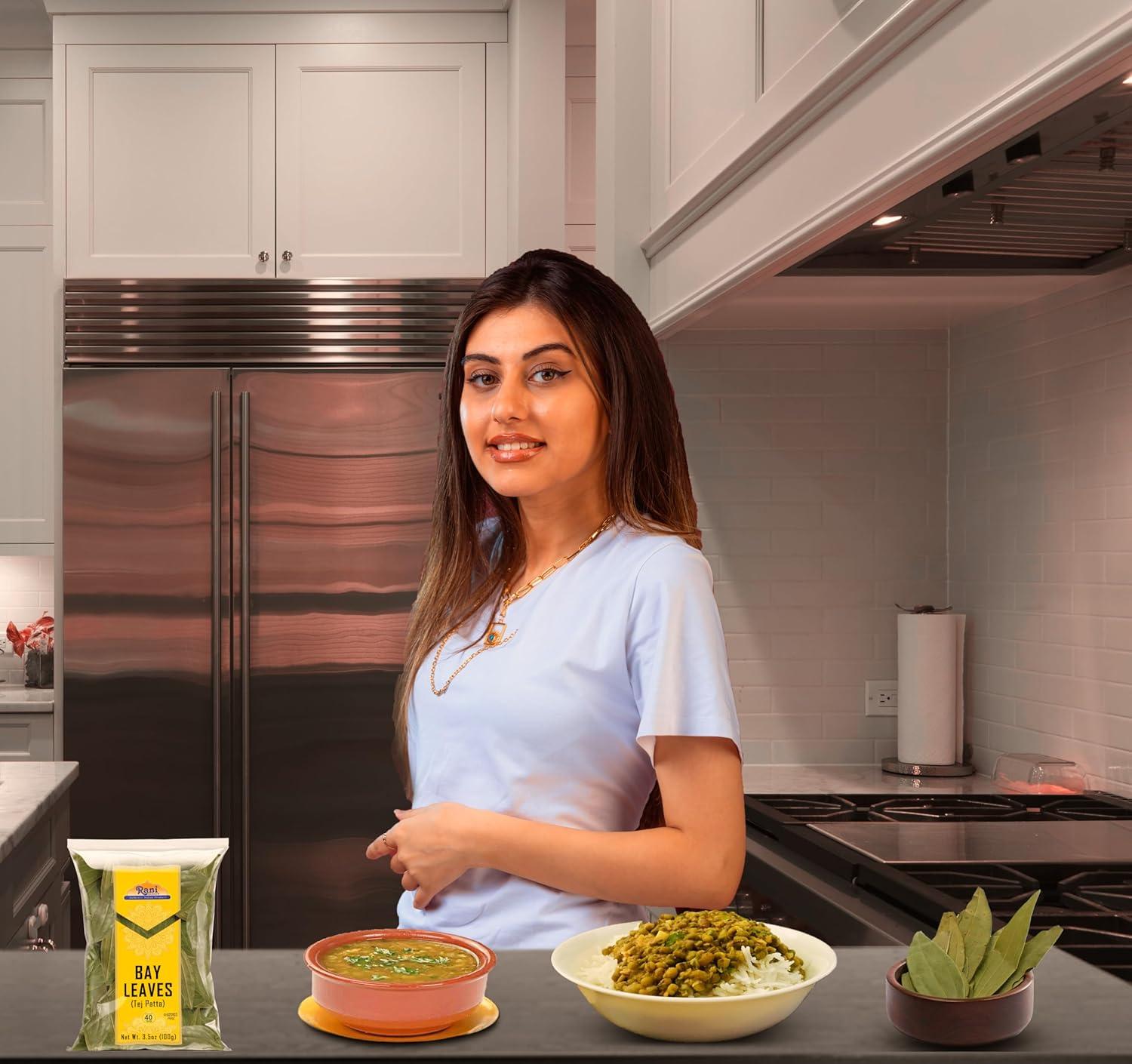 Rani Bay Leaf (Leaves) Whole Spice Hand Selected Extra Large 3.5oz (100g) ~ All Natural | Gluten Friendly | NON-GMO | Kosher | Vegan | Indian Origin (Tej Patta)