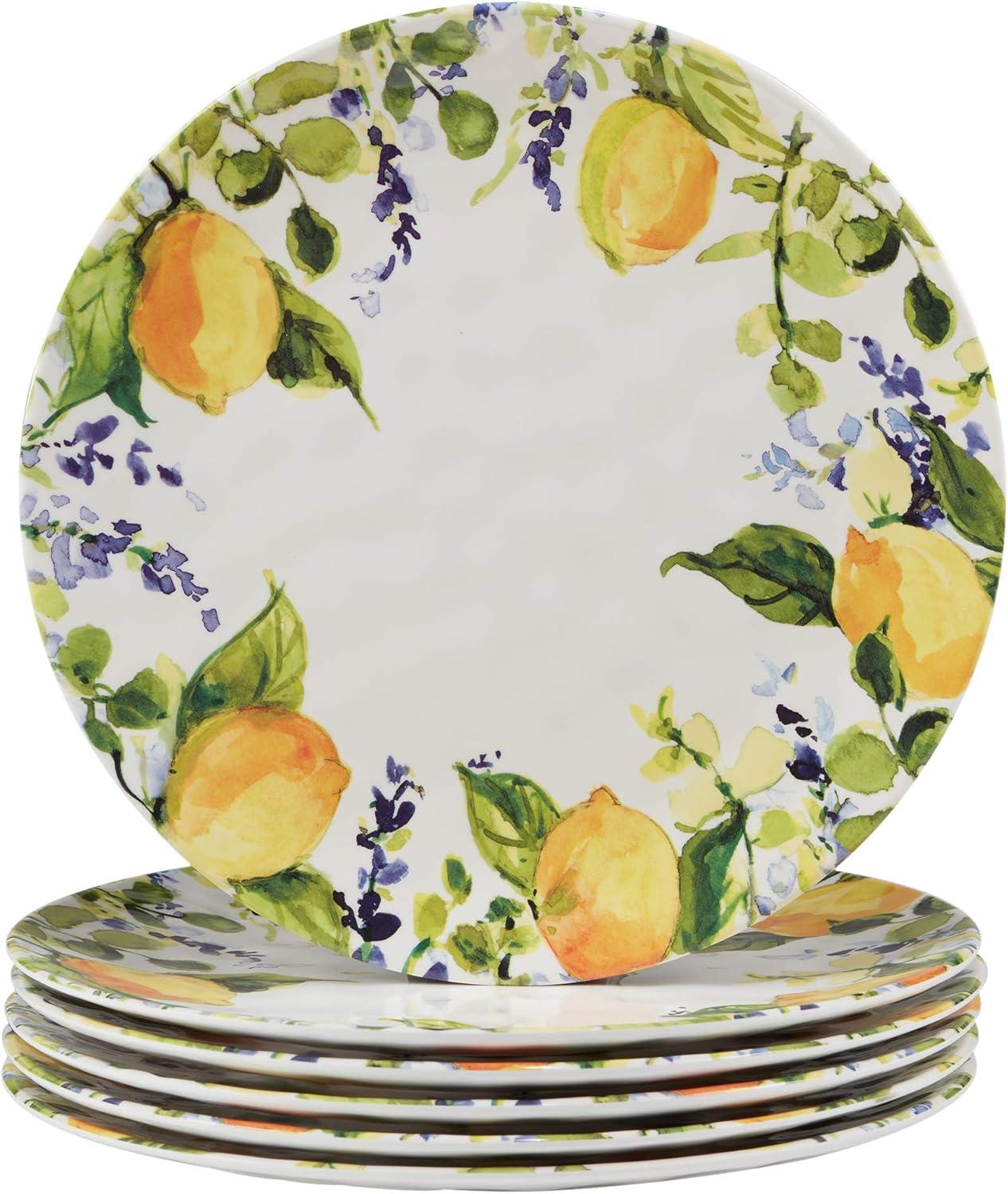 Certified International Lemon Zest  Set/6 Dinner Plate 11" (Set of 6)