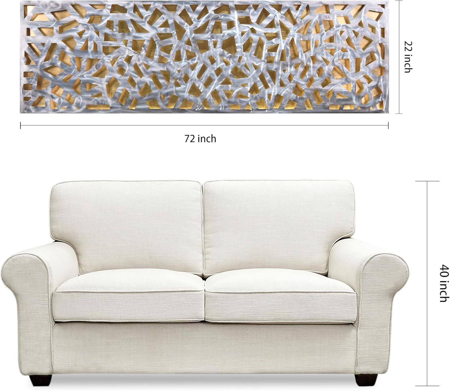 Empire Art Direct Radiant Fusion Leaf encased on a 3D Polished Steel Abstract Metal Wall Art