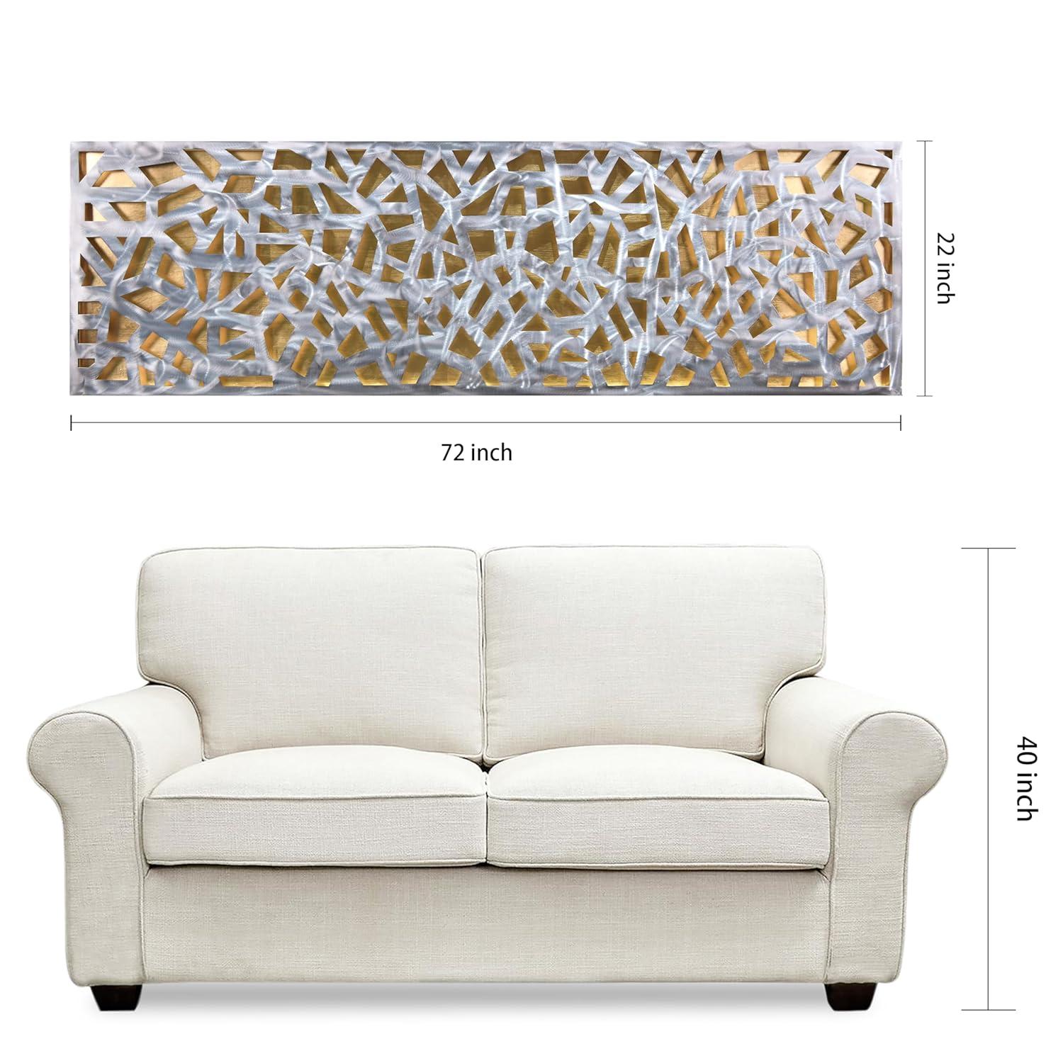 Empire Art Direct Radiant Fusion Leaf encased on a 3D Polished Steel Abstract Metal Wall Art