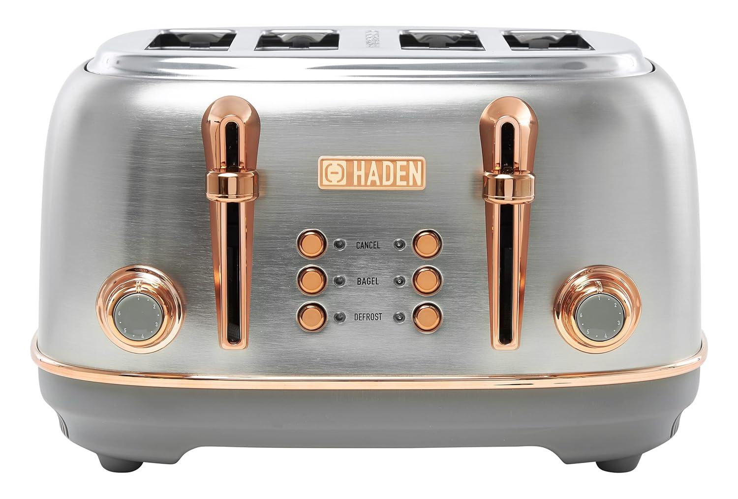 HADEN Heritage 4-Slice Wide Slot Toaster