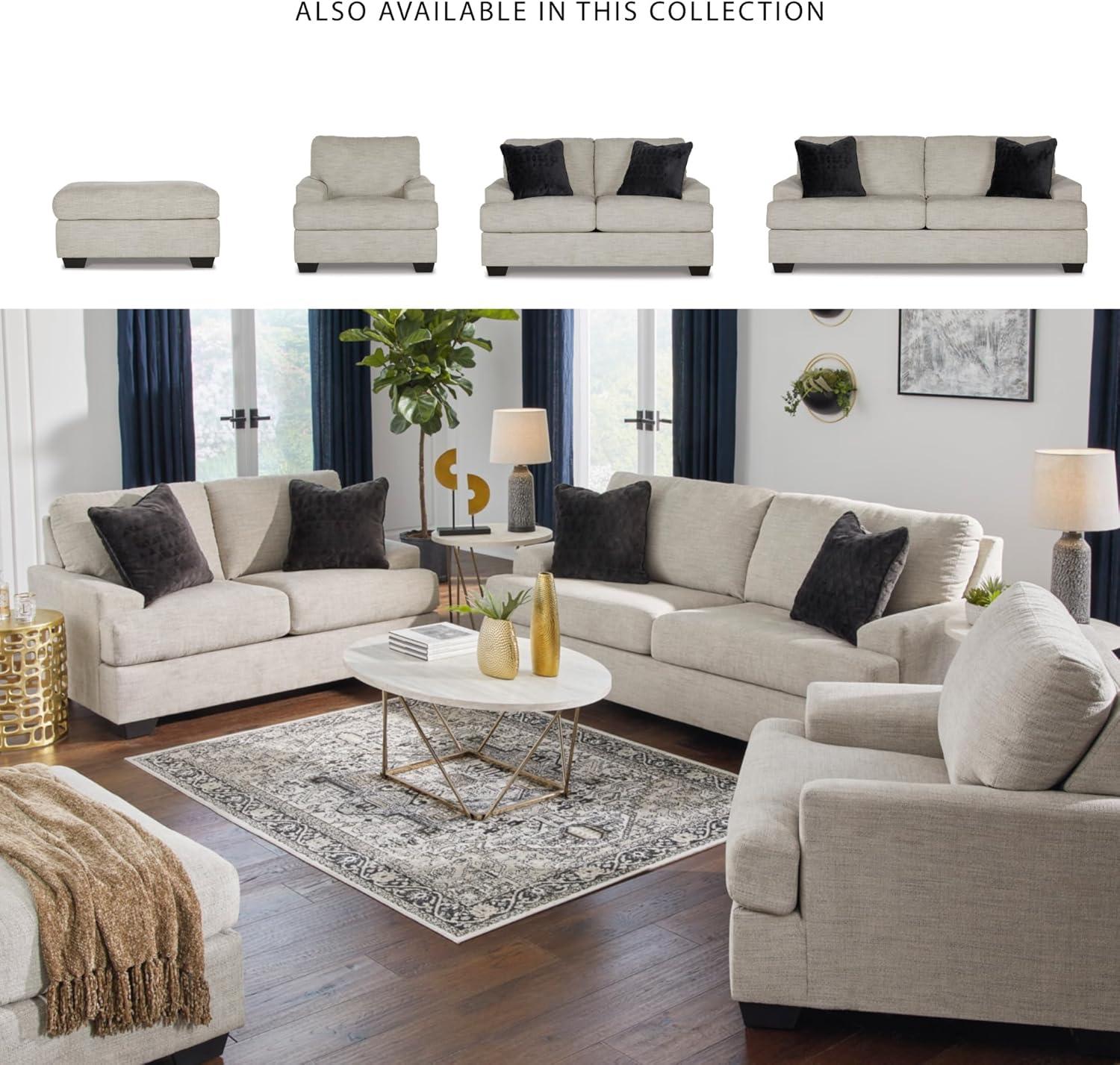 Maggie 96" Square Arm Sofa with Reversible Cushions